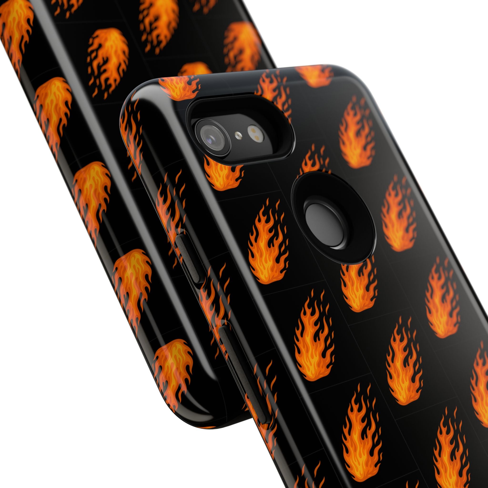 Flame Pattern Phone Case | Tough Cases for Adventurers, Gifts for Fire Lovers, Unique Cellphone Covers, Birthday Accessories, Cool [...]