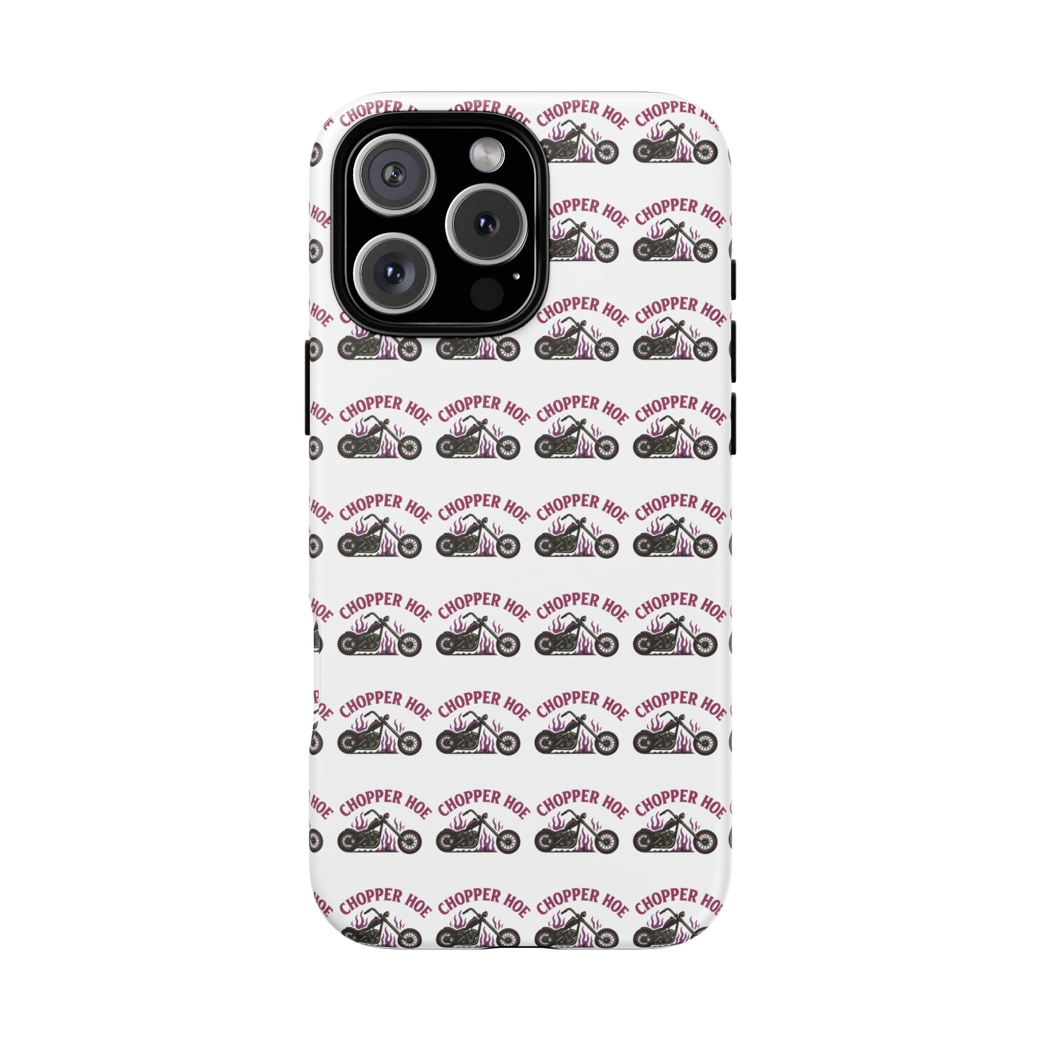 Chopper Hoe Phone Case, Tough Cases for Motorcycle Lovers, Biker Gifts, Custom Phone Cover, Cool Accessory for Him/Her