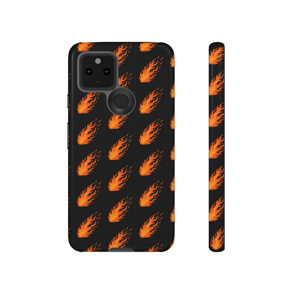 Flame Pattern Phone Case | Tough Cases for Adventurers, Gifts for Fire Lovers, Unique Cellphone Covers, Birthday Accessories, Cool [...]