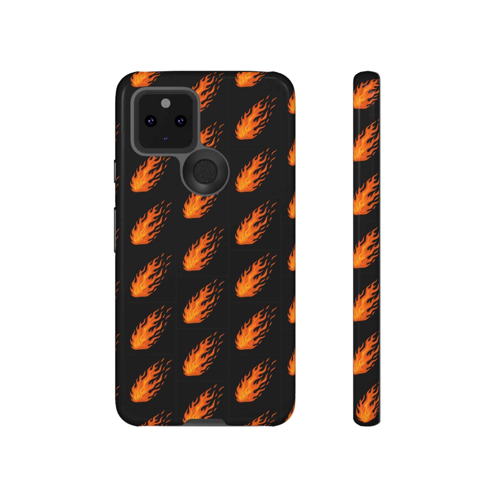 Flame Pattern Phone Case | Tough Cases for Adventurers, Gifts for Fire Lovers, Unique Cellphone Covers, Birthday Accessories, Cool [...]
