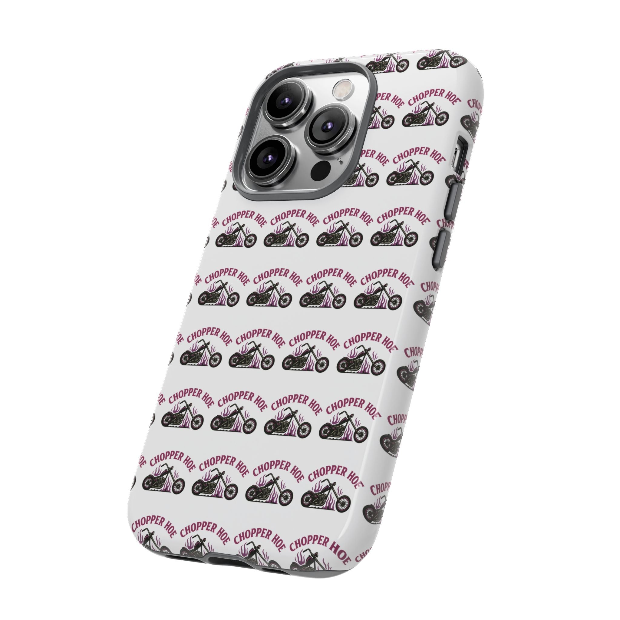 Chopper Hoe Phone Case, Tough Cases for Motorcycle Lovers, Biker Gifts, Custom Phone Cover, Cool Accessory for Him/Her