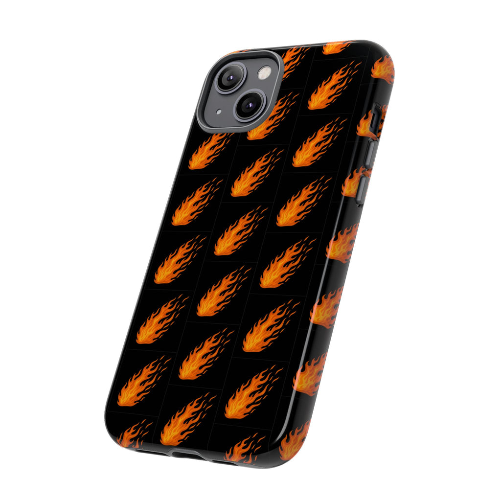 Flame Pattern Phone Case | Tough Cases for Adventurers, Gifts for Fire Lovers, Unique Cellphone Covers, Birthday Accessories, Cool [...]