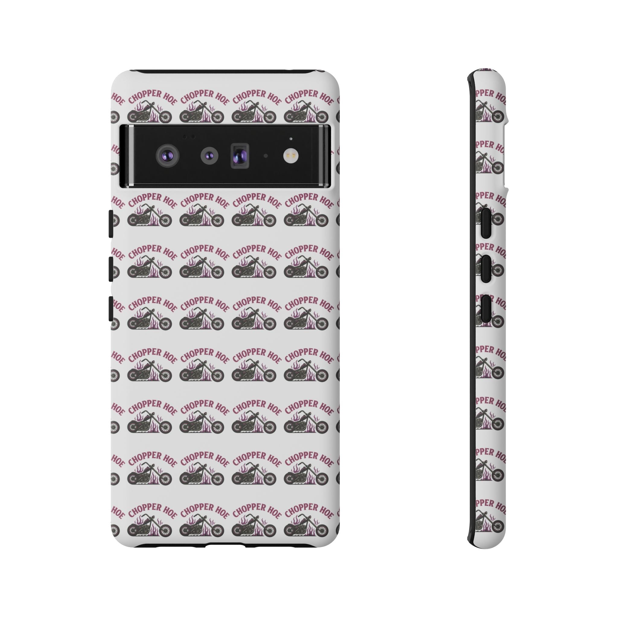 Chopper Hoe Phone Case, Tough Cases for Motorcycle Lovers, Biker Gifts, Custom Phone Cover, Cool Accessory for Him/Her