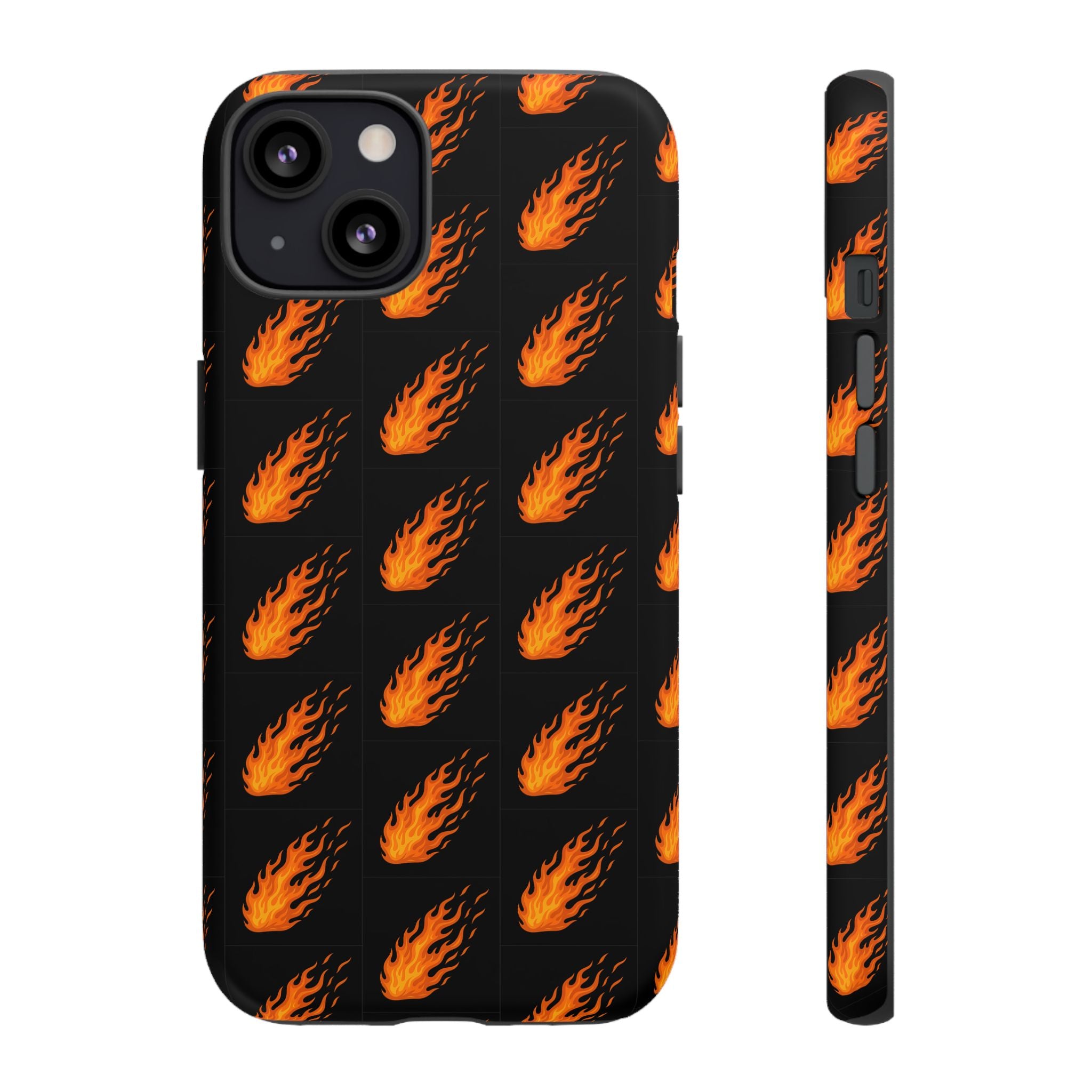 Flame Pattern Phone Case | Tough Cases for Adventurers, Gifts for Fire Lovers, Unique Cellphone Covers, Birthday Accessories, Cool [...]