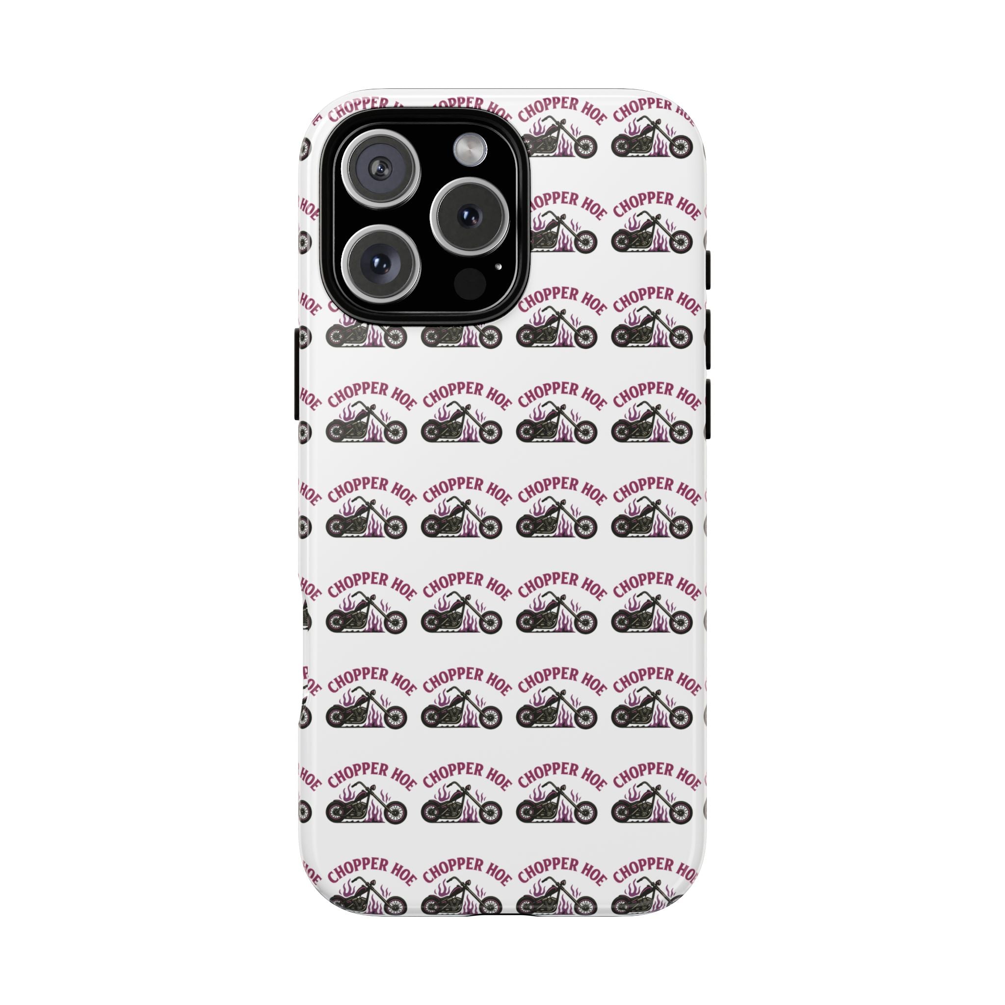 Chopper Hoe Phone Case, Tough Cases for Motorcycle Lovers, Biker Gifts, Custom Phone Cover, Cool Accessory for Him/Her