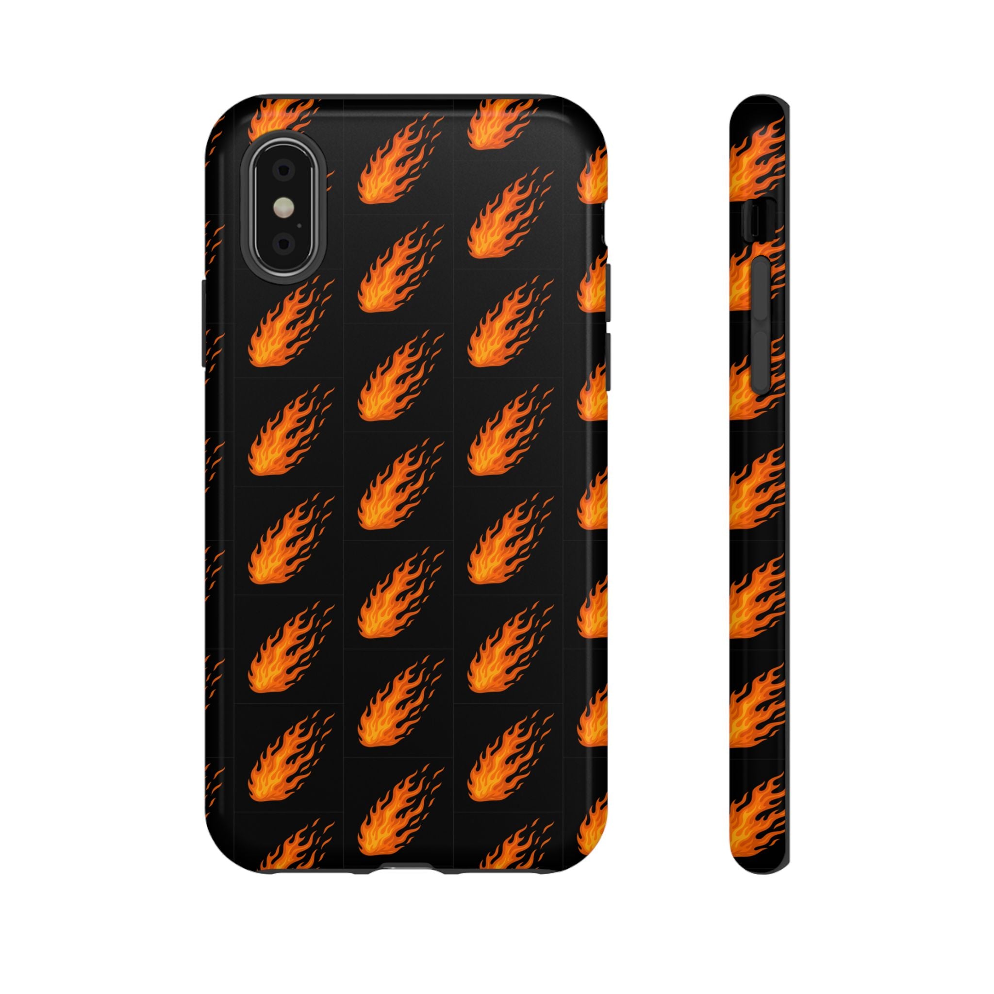 Flame Pattern Phone Case | Tough Cases for Adventurers, Gifts for Fire Lovers, Unique Cellphone Covers, Birthday Accessories, Cool [...]