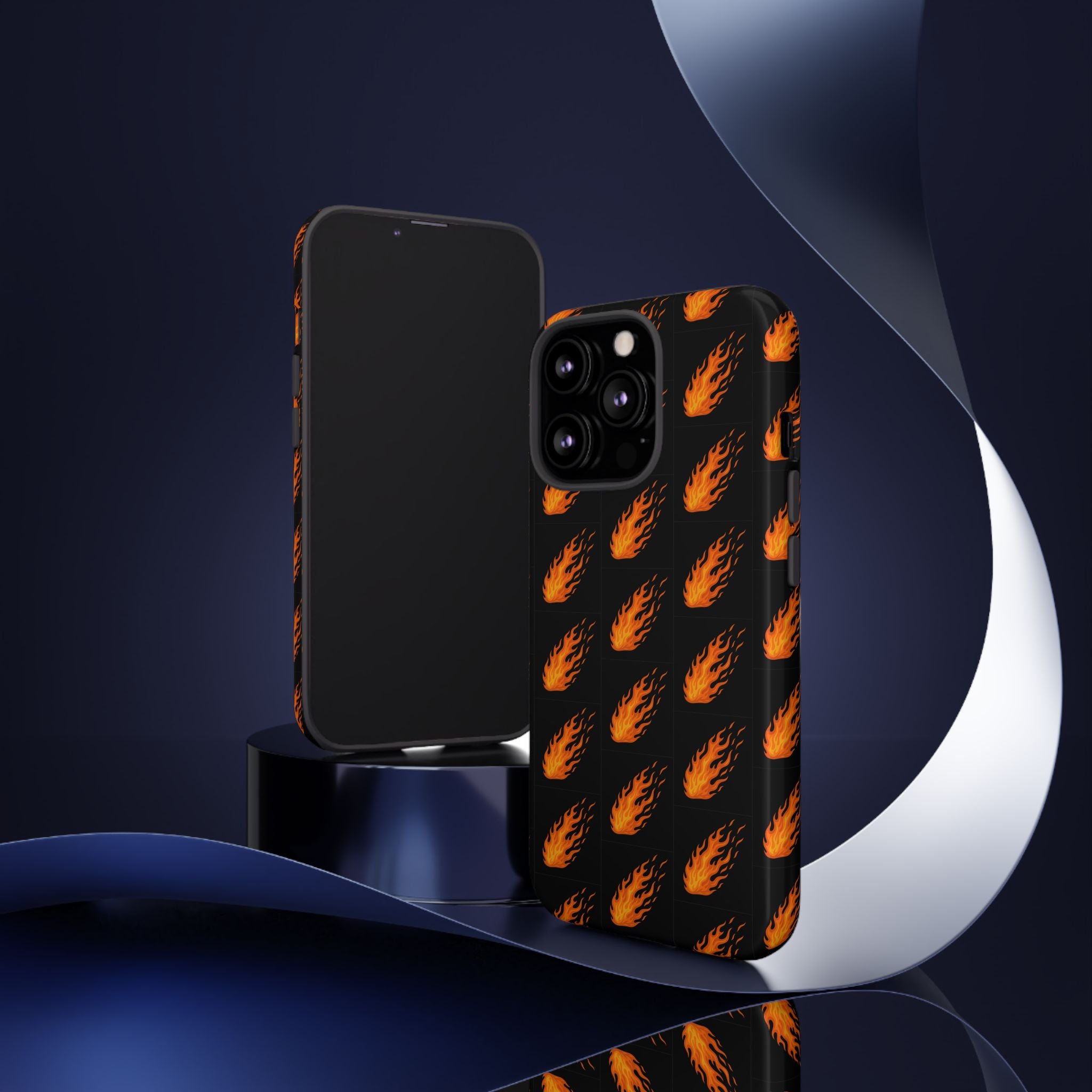 Flame Pattern Phone Case | Tough Cases for Adventurers, Gifts for Fire Lovers, Unique Cellphone Covers, Birthday Accessories, Cool [...]