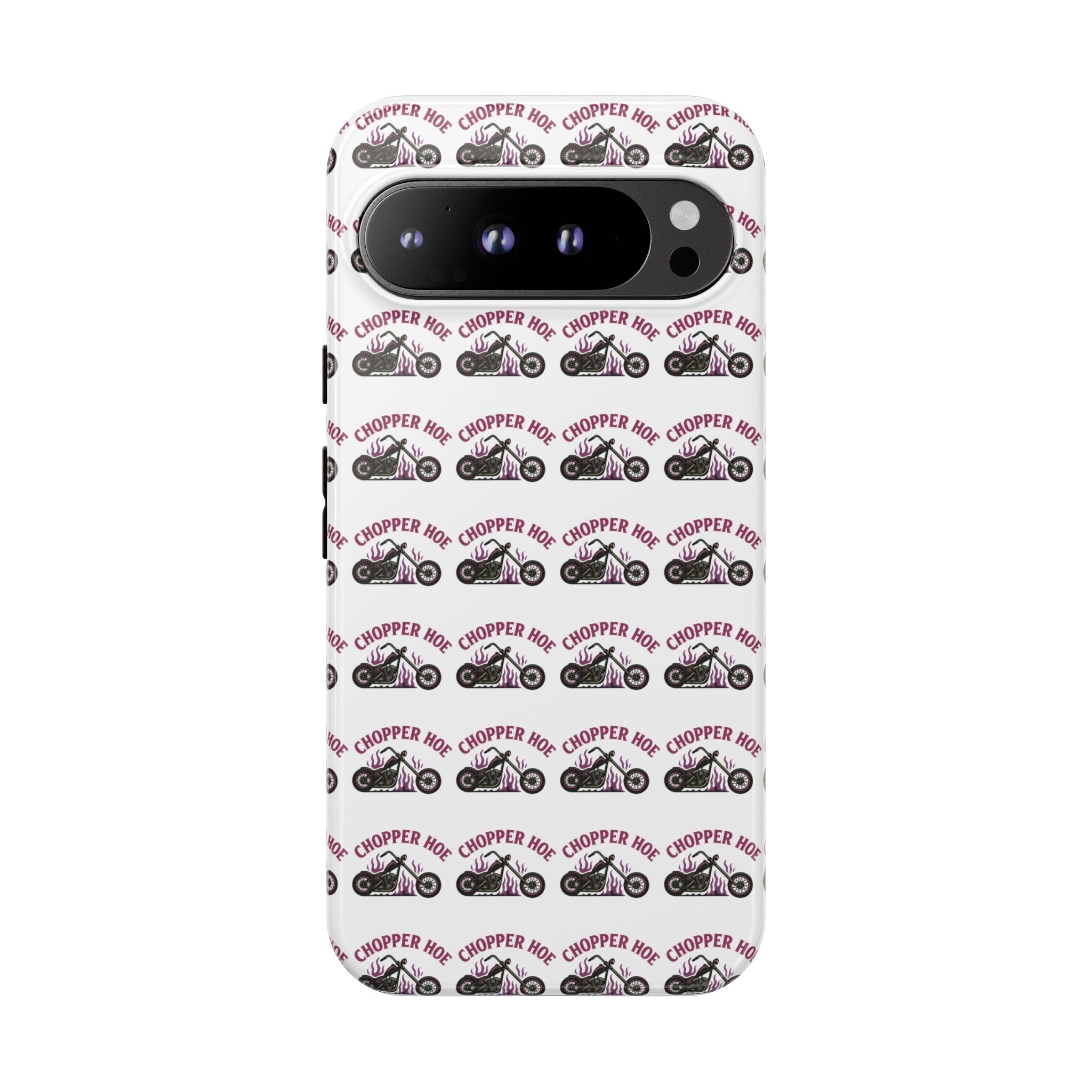 Chopper Hoe Phone Case, Tough Cases for Motorcycle Lovers, Biker Gifts, Custom Phone Cover, Cool Accessory for Him/Her