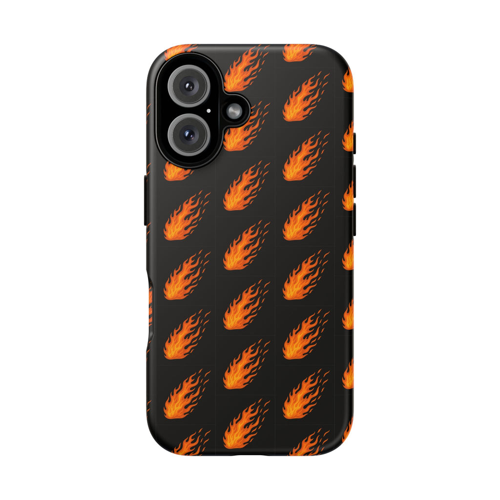 Flame Pattern Phone Case | Tough Cases for Adventurers, Gifts for Fire Lovers, Unique Cellphone Covers, Birthday Accessories, Cool [...]