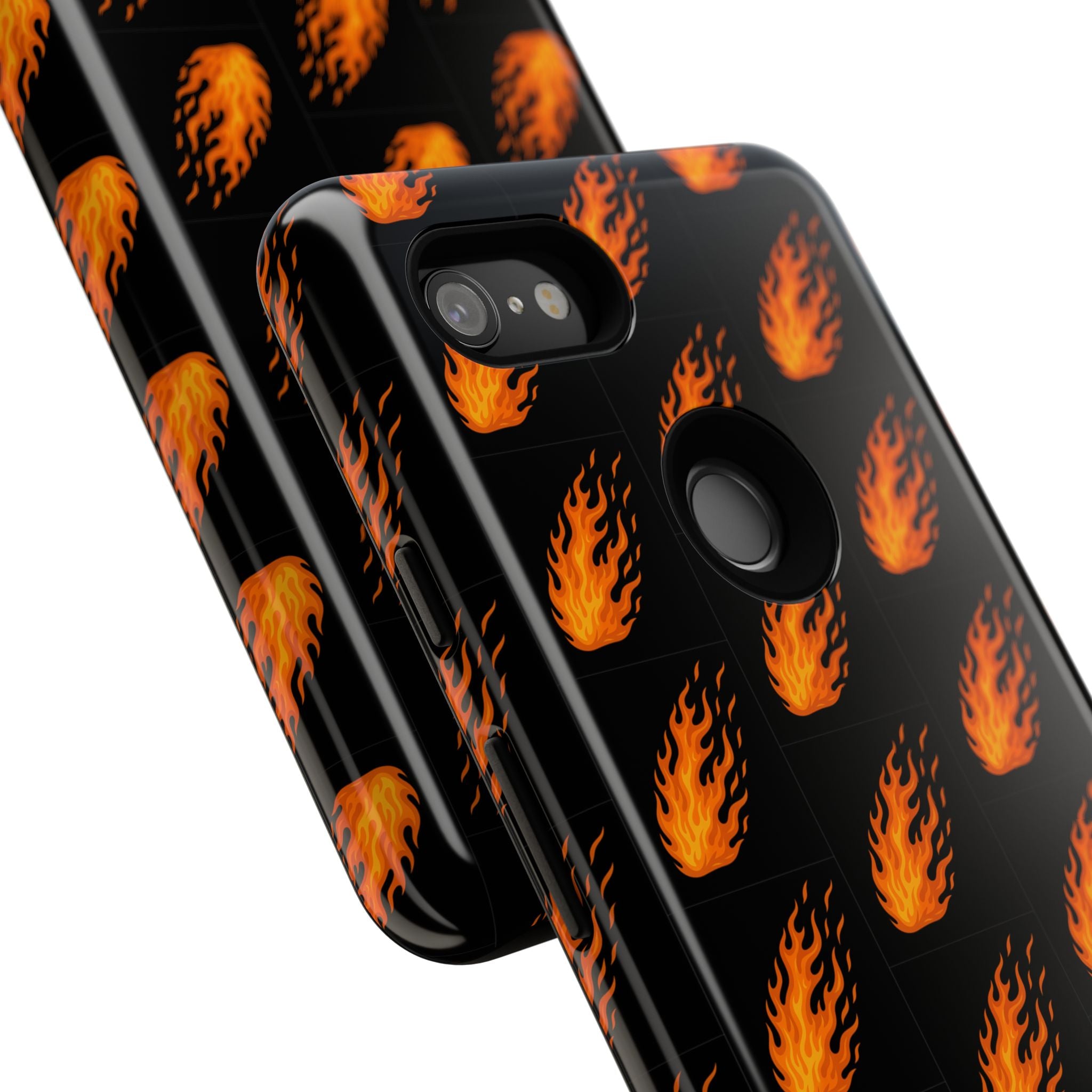 Flame Pattern Phone Case | Tough Cases for Adventurers, Gifts for Fire Lovers, Unique Cellphone Covers, Birthday Accessories, Cool [...]