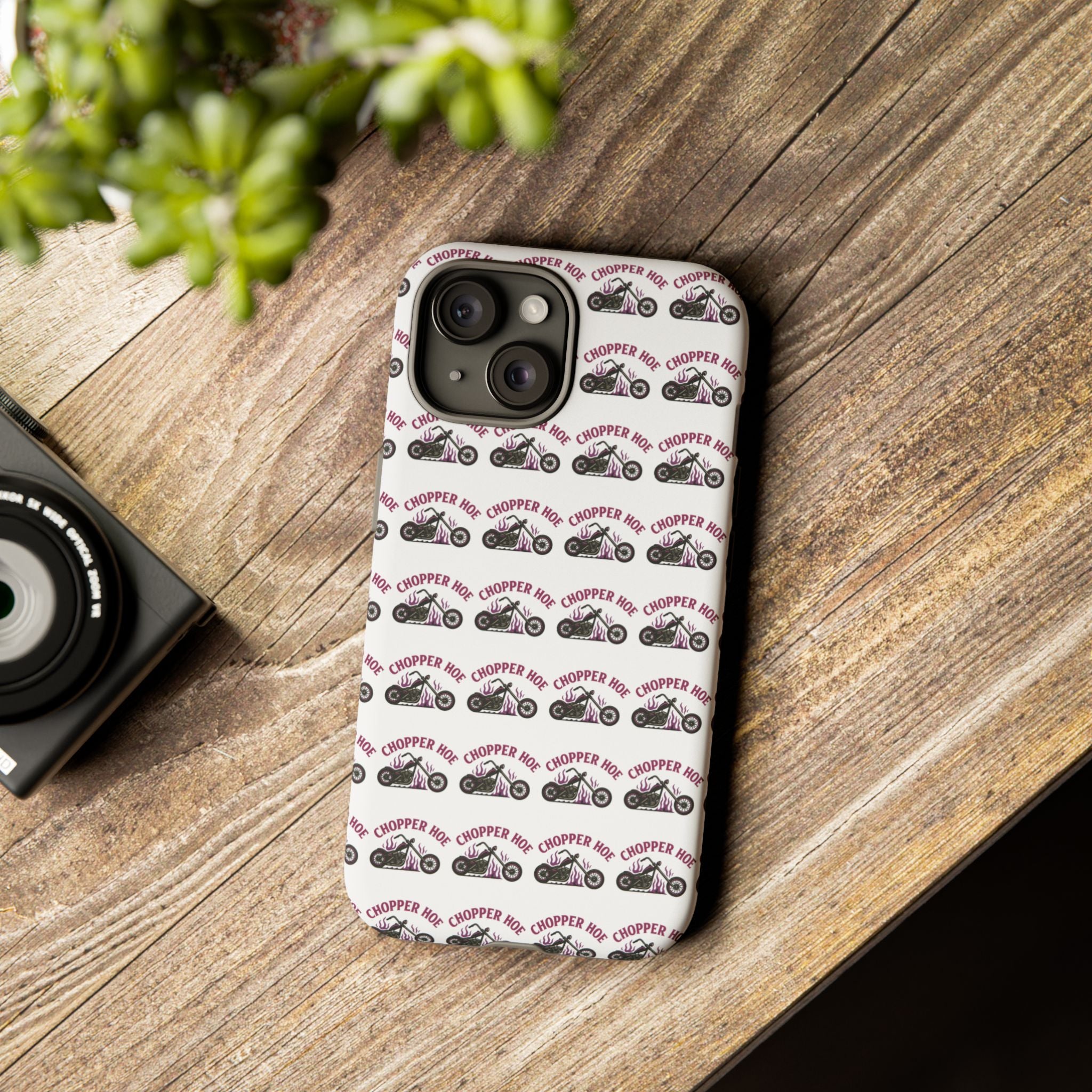 Chopper Hoe Phone Case, Tough Cases for Motorcycle Lovers, Biker Gifts, Custom Phone Cover, Cool Accessory for Him/Her