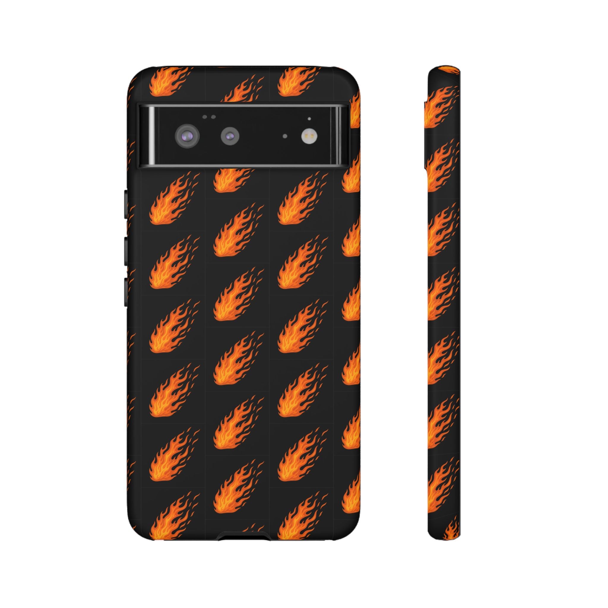 Flame Pattern Phone Case | Tough Cases for Adventurers, Gifts for Fire Lovers, Unique Cellphone Covers, Birthday Accessories, Cool [...]