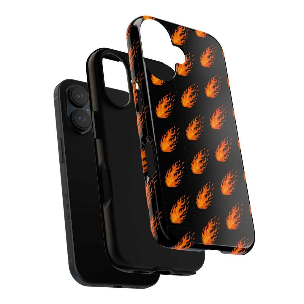Flame Pattern Phone Case | Tough Cases for Adventurers, Gifts for Fire Lovers, Unique Cellphone Covers, Birthday Accessories, Cool [...]