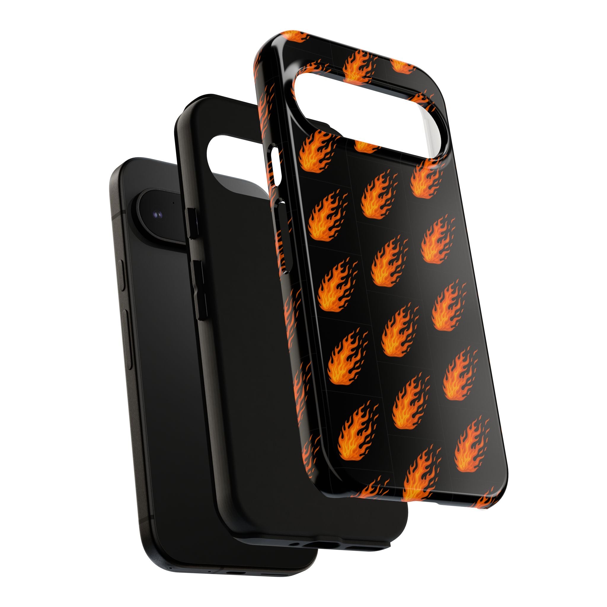 Flame Pattern Phone Case | Tough Cases for Adventurers, Gifts for Fire Lovers, Unique Cellphone Covers, Birthday Accessories, Cool [...]