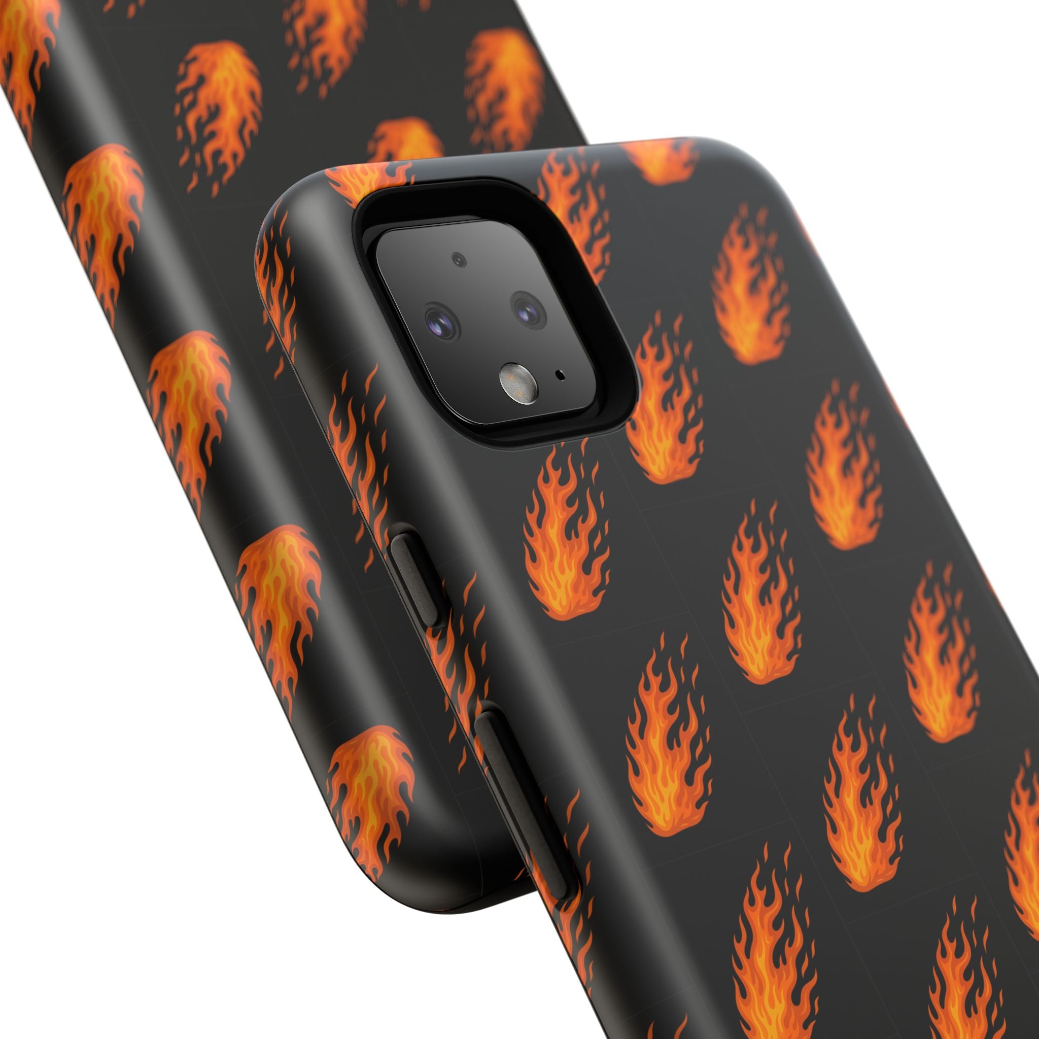 Flame Pattern Phone Case | Tough Cases for Adventurers, Gifts for Fire Lovers, Unique Cellphone Covers, Birthday Accessories, Cool [...]