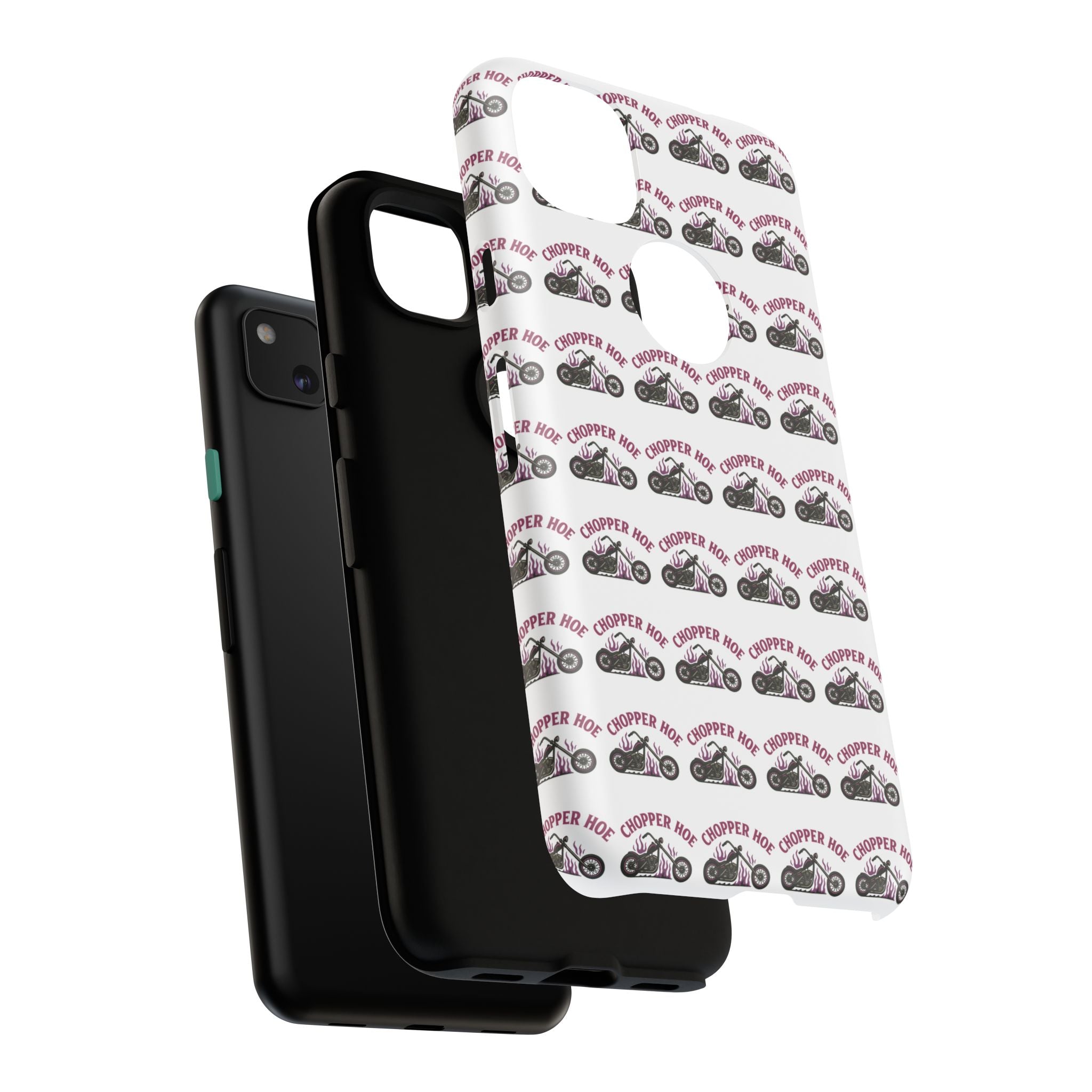 Chopper Hoe Phone Case, Tough Cases for Motorcycle Lovers, Biker Gifts, Custom Phone Cover, Cool Accessory for Him/Her