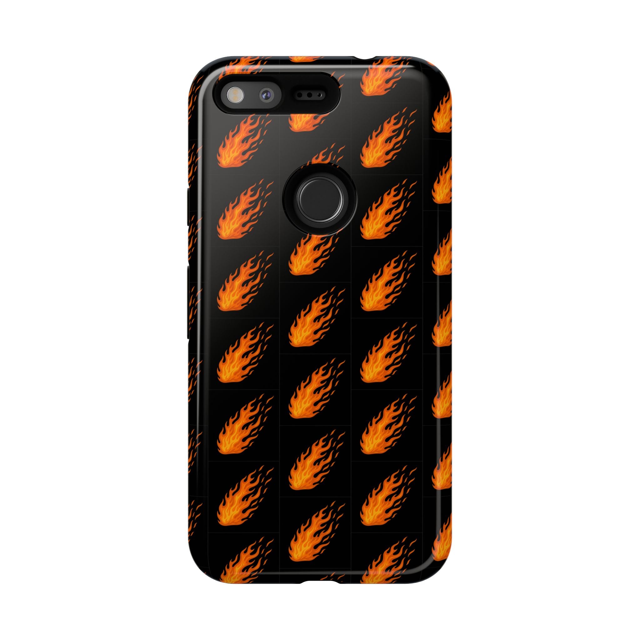 Flame Pattern Phone Case | Tough Cases for Adventurers, Gifts for Fire Lovers, Unique Cellphone Covers, Birthday Accessories, Cool [...]