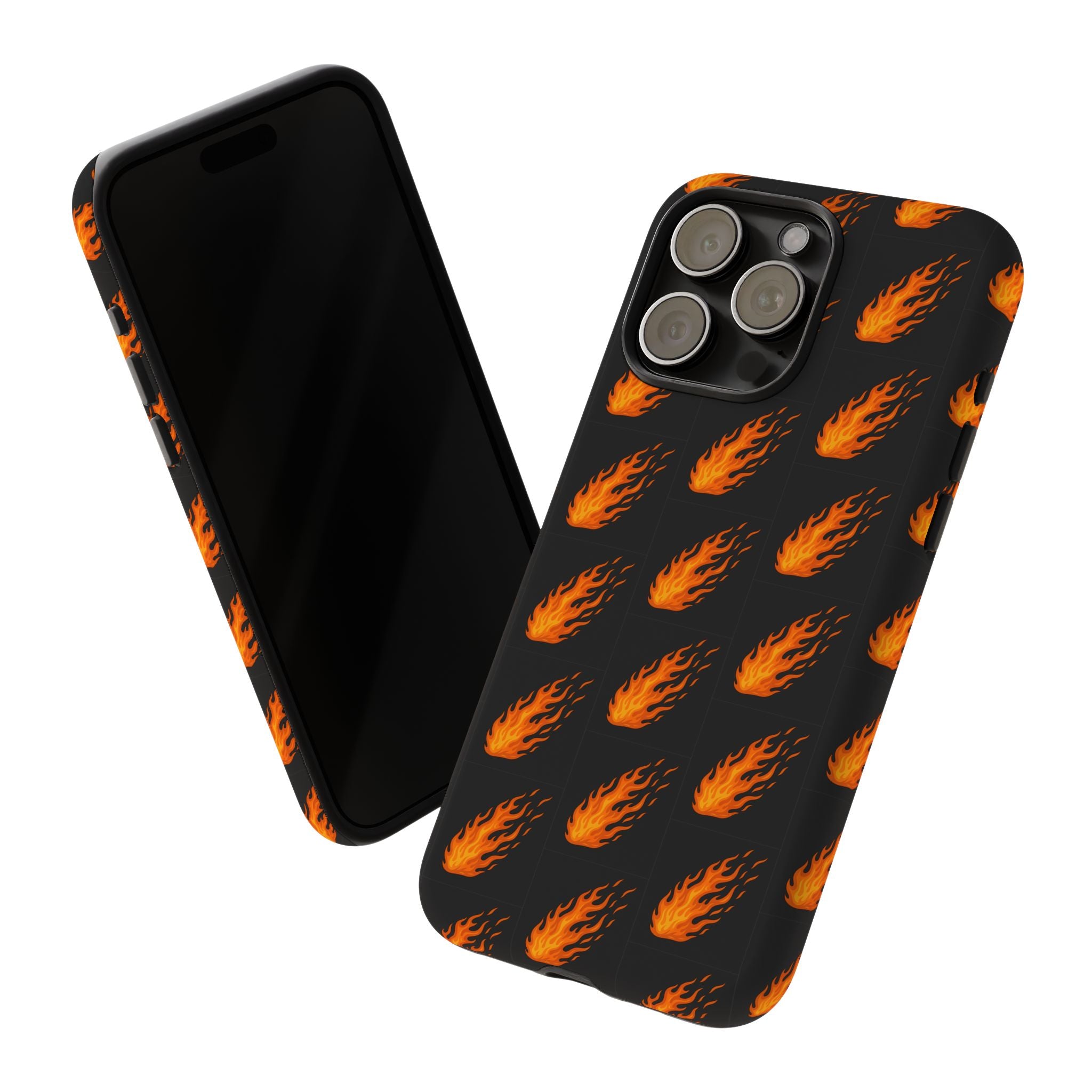 Flame Pattern Phone Case | Tough Cases for Adventurers, Gifts for Fire Lovers, Unique Cellphone Covers, Birthday Accessories, Cool [...]