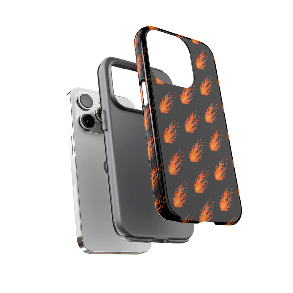 Flame Pattern Phone Case | Tough Cases for Adventurers, Gifts for Fire Lovers, Unique Cellphone Covers, Birthday Accessories, Cool [...]