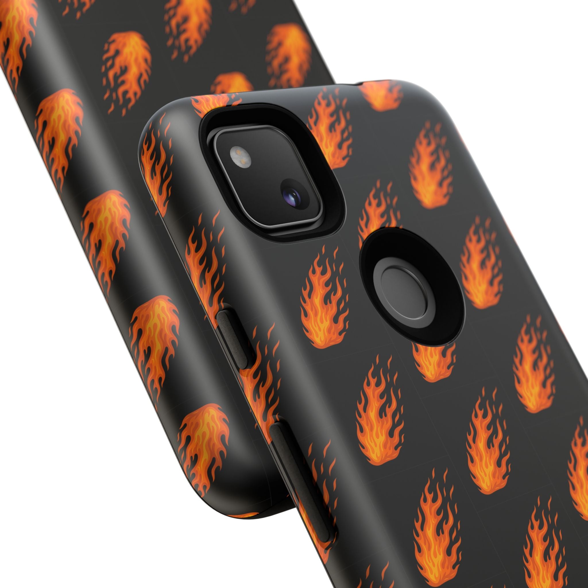Flame Pattern Phone Case | Tough Cases for Adventurers, Gifts for Fire Lovers, Unique Cellphone Covers, Birthday Accessories, Cool [...]