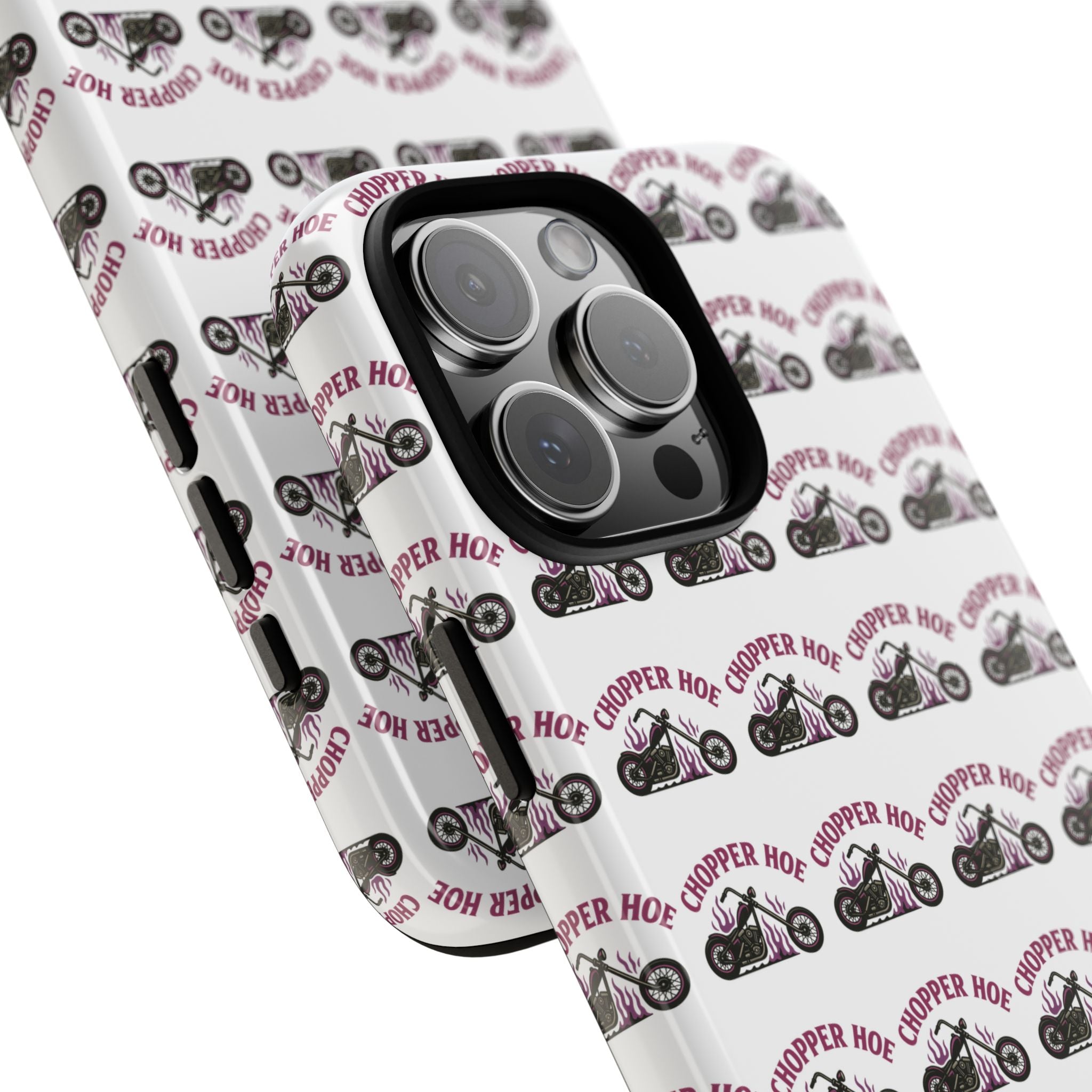 Chopper Hoe Phone Case, Tough Cases for Motorcycle Lovers, Biker Gifts, Custom Phone Cover, Cool Accessory for Him/Her