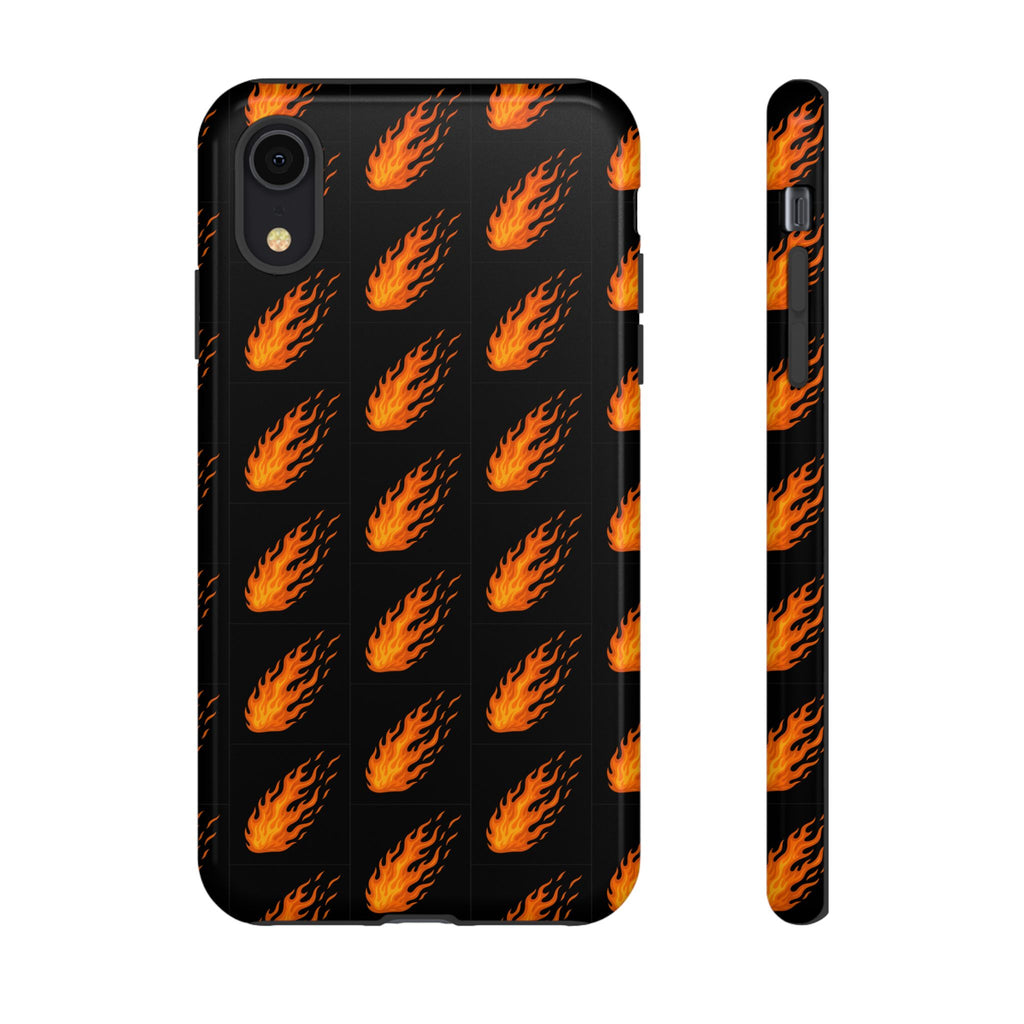 Flame Pattern Phone Case | Tough Cases for Adventurers, Gifts for Fire Lovers, Unique Cellphone Covers, Birthday Accessories, Cool [...]