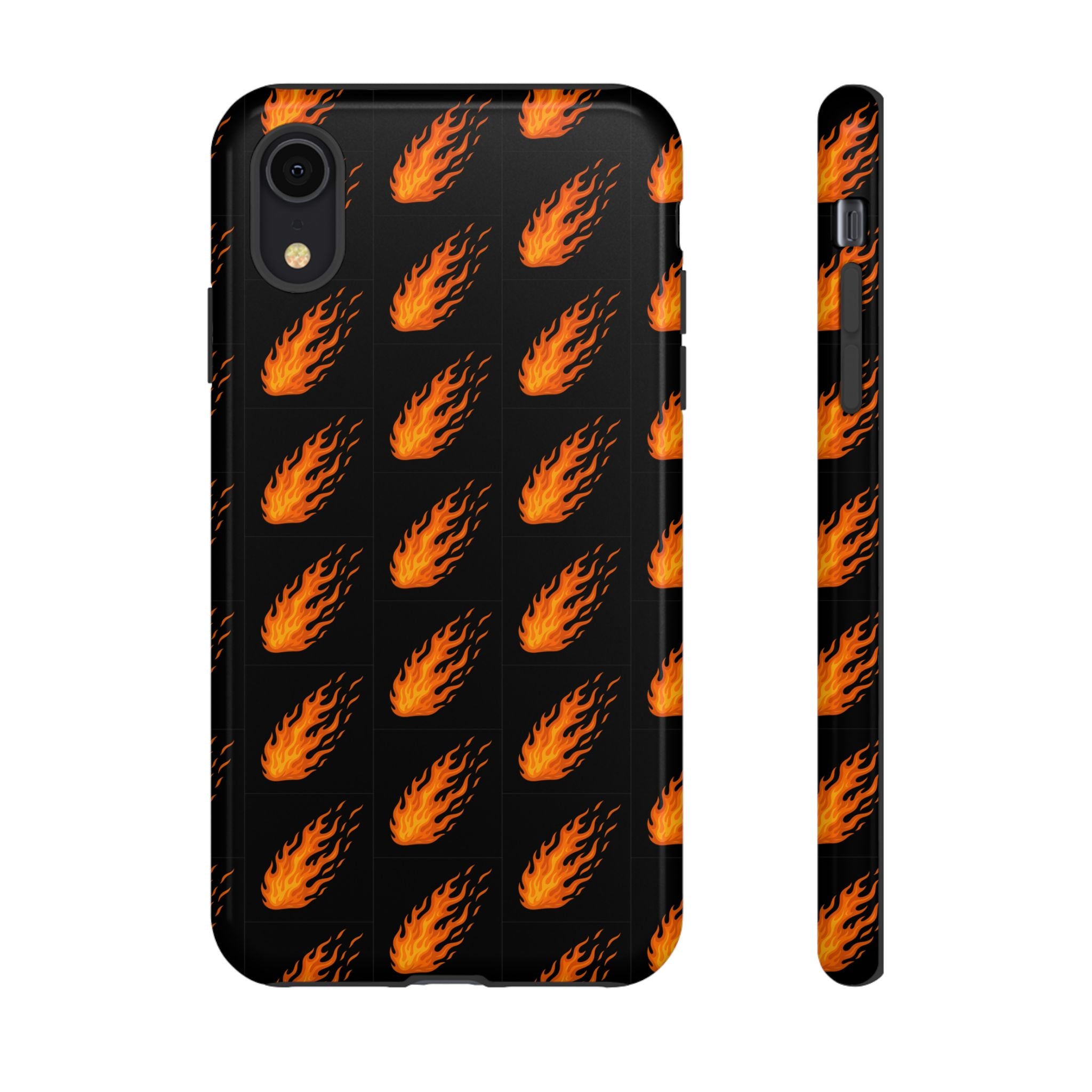Flame Pattern Phone Case | Tough Cases for Adventurers, Gifts for Fire Lovers, Unique Cellphone Covers, Birthday Accessories, Cool [...]