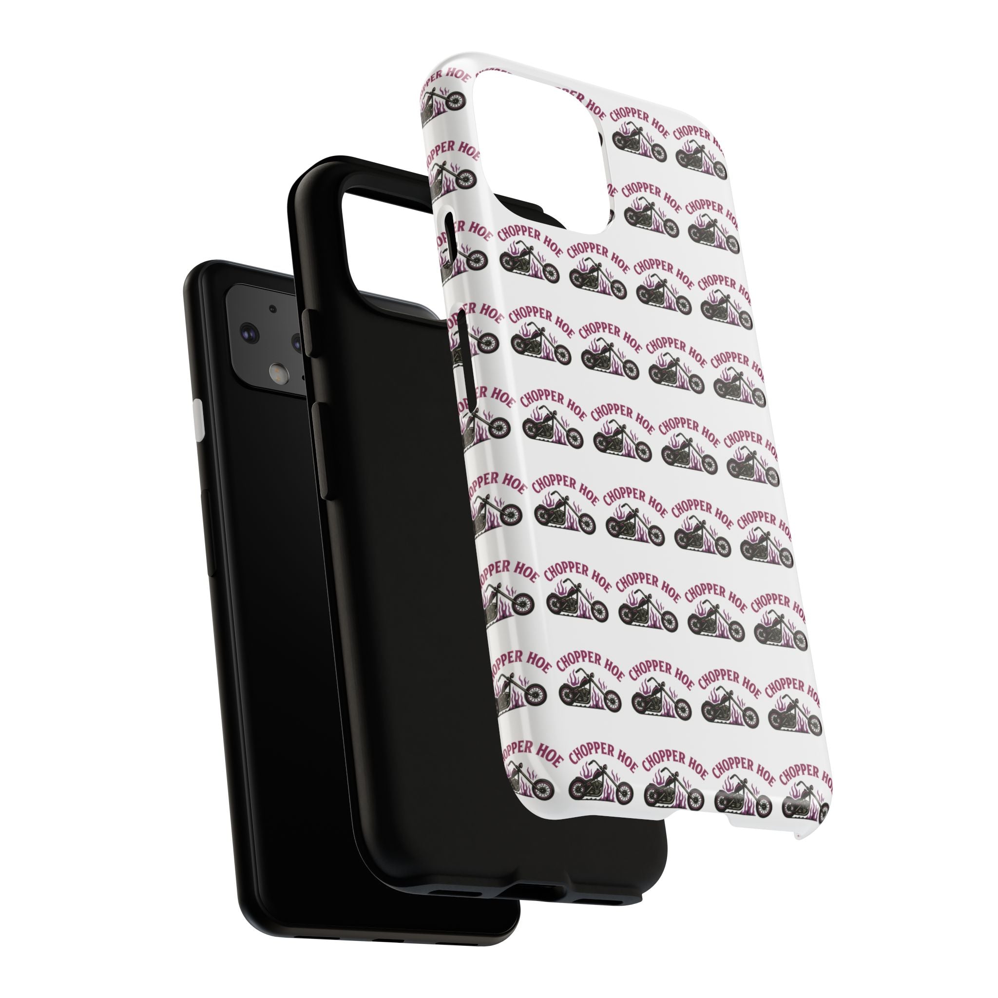 Chopper Hoe Phone Case, Tough Cases for Motorcycle Lovers, Biker Gifts, Custom Phone Cover, Cool Accessory for Him/Her