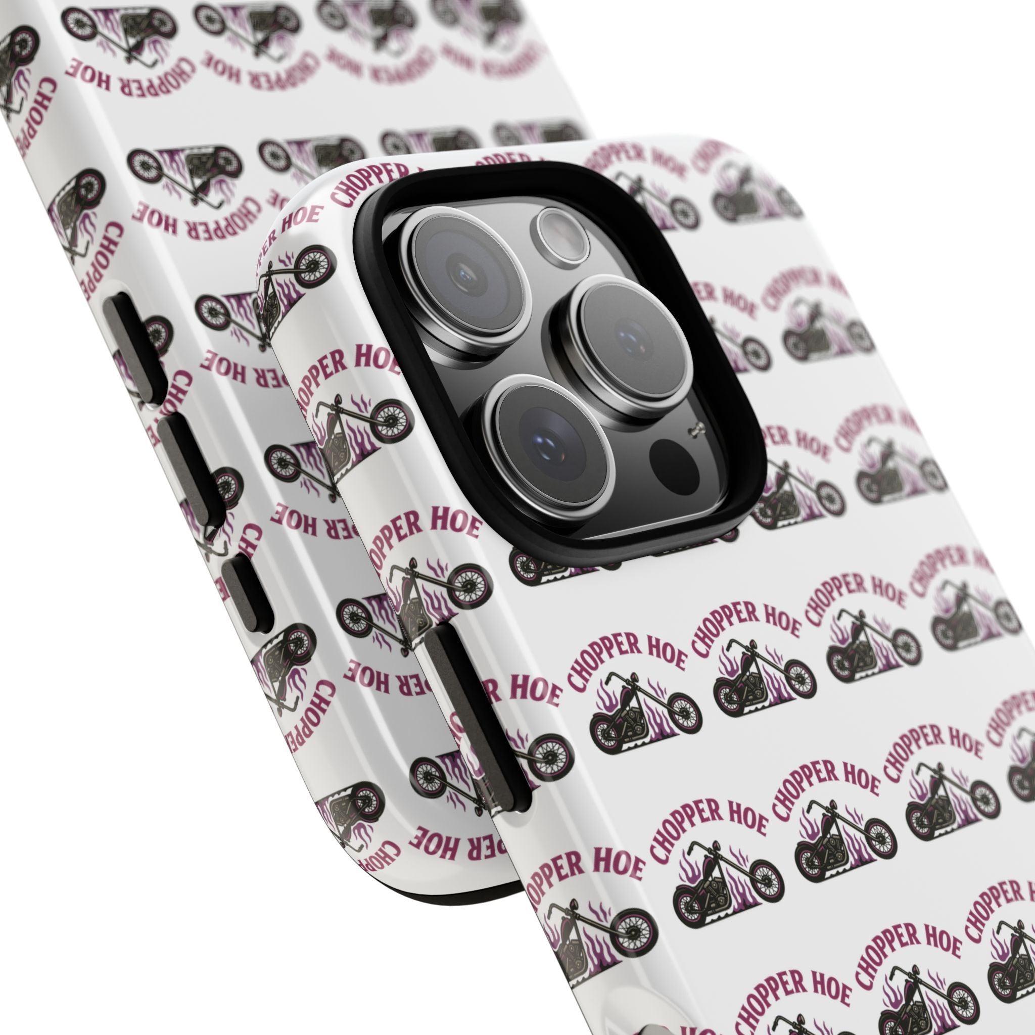 Chopper Hoe Phone Case, Tough Cases for Motorcycle Lovers, Biker Gifts, Custom Phone Cover, Cool Accessory for Him/Her