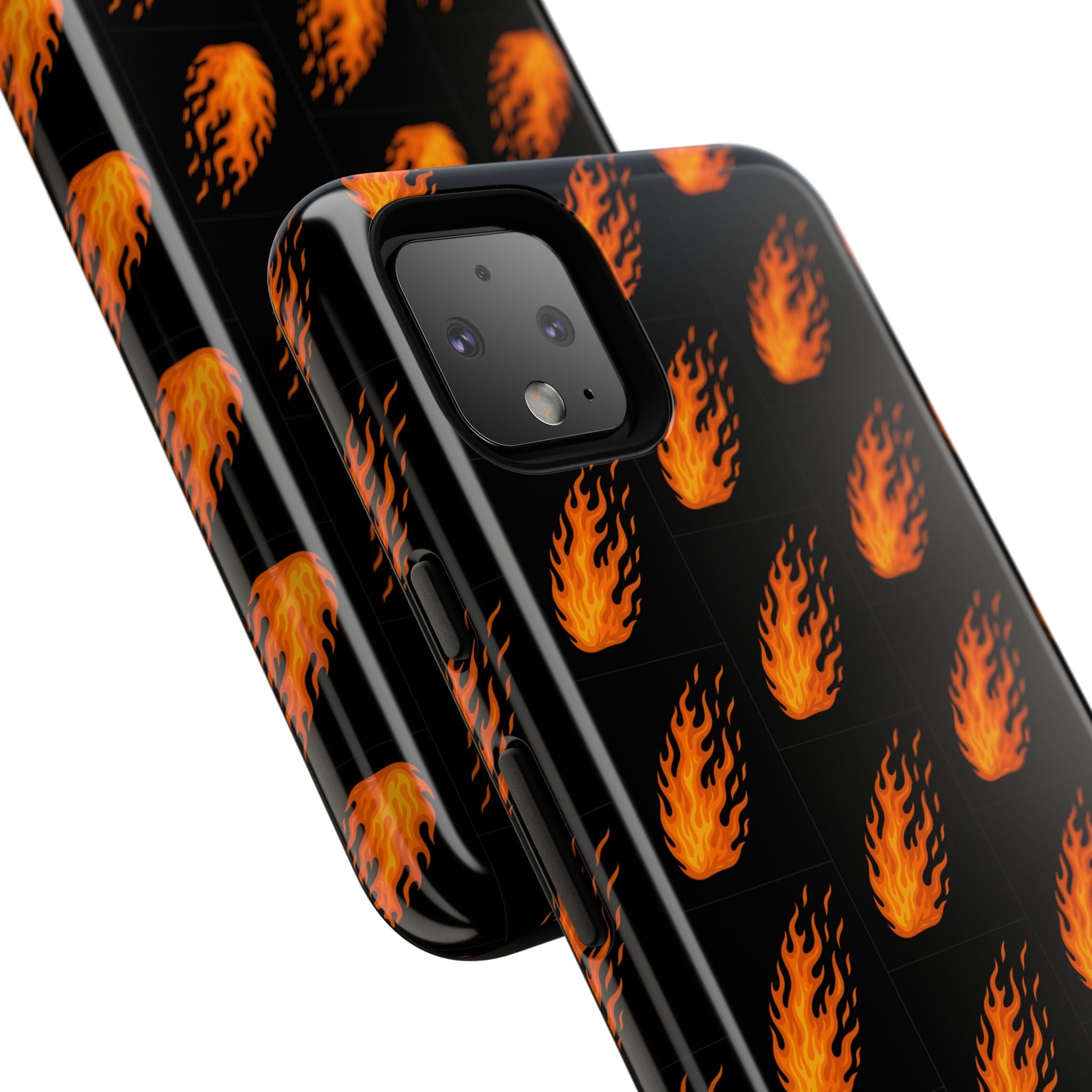 Flame Pattern Phone Case | Tough Cases for Adventurers, Gifts for Fire Lovers, Unique Cellphone Covers, Birthday Accessories, Cool [...]
