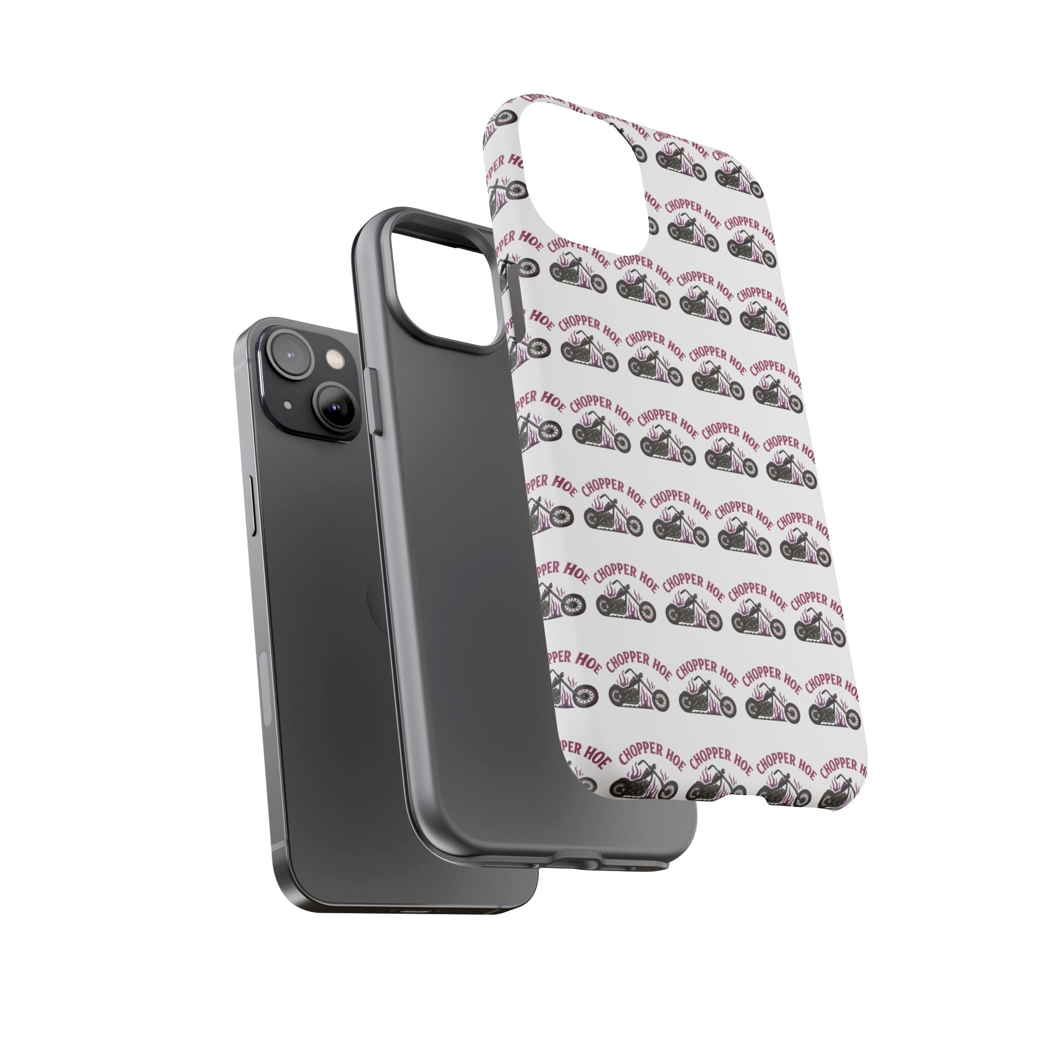 Chopper Hoe Phone Case, Tough Cases for Motorcycle Lovers, Biker Gifts, Custom Phone Cover, Cool Accessory for Him/Her
