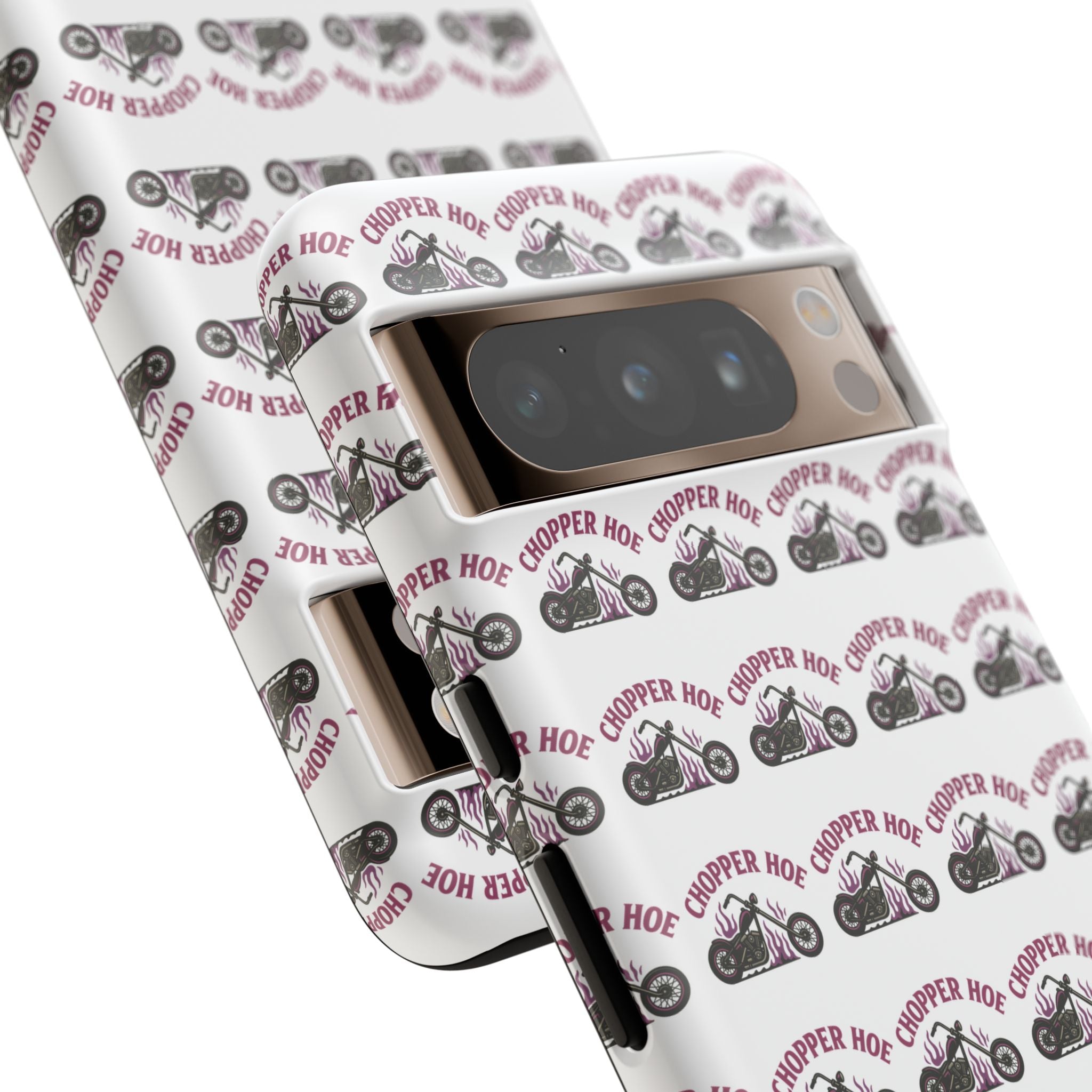 Chopper Hoe Phone Case, Tough Cases for Motorcycle Lovers, Biker Gifts, Custom Phone Cover, Cool Accessory for Him/Her