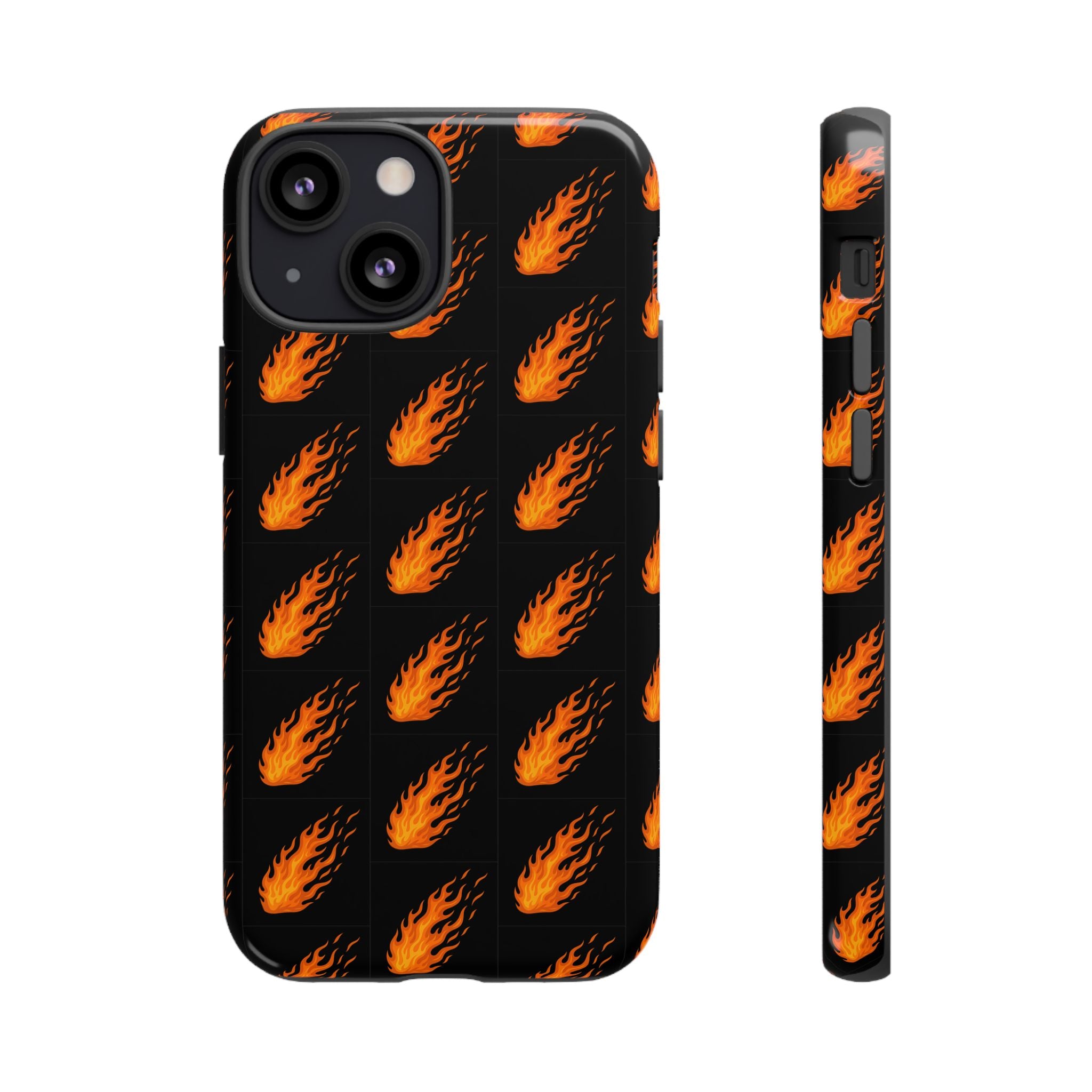 Flame Pattern Phone Case | Tough Cases for Adventurers, Gifts for Fire Lovers, Unique Cellphone Covers, Birthday Accessories, Cool [...]
