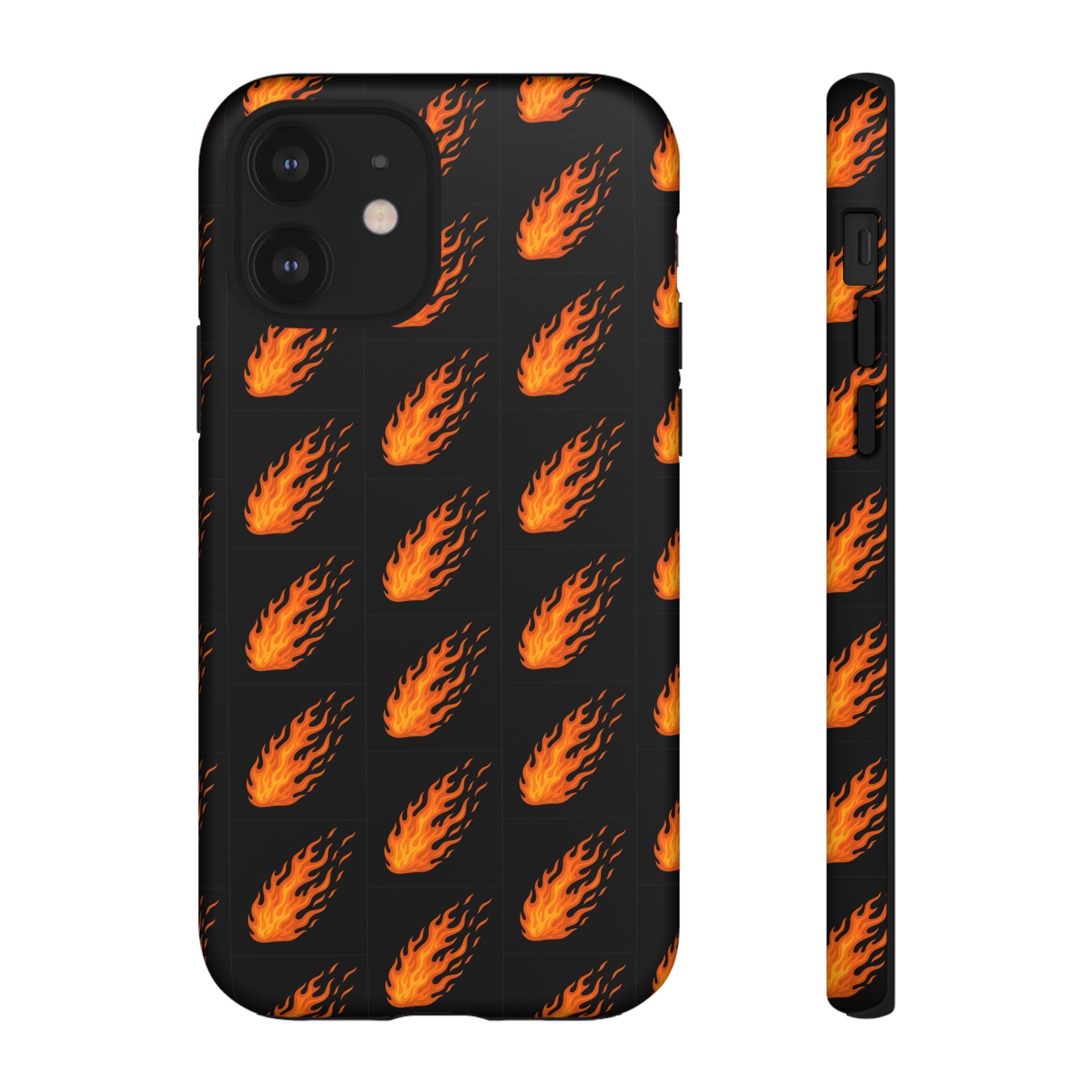 Flame Pattern Phone Case | Tough Cases for Adventurers, Gifts for Fire Lovers, Unique Cellphone Covers, Birthday Accessories, Cool [...]