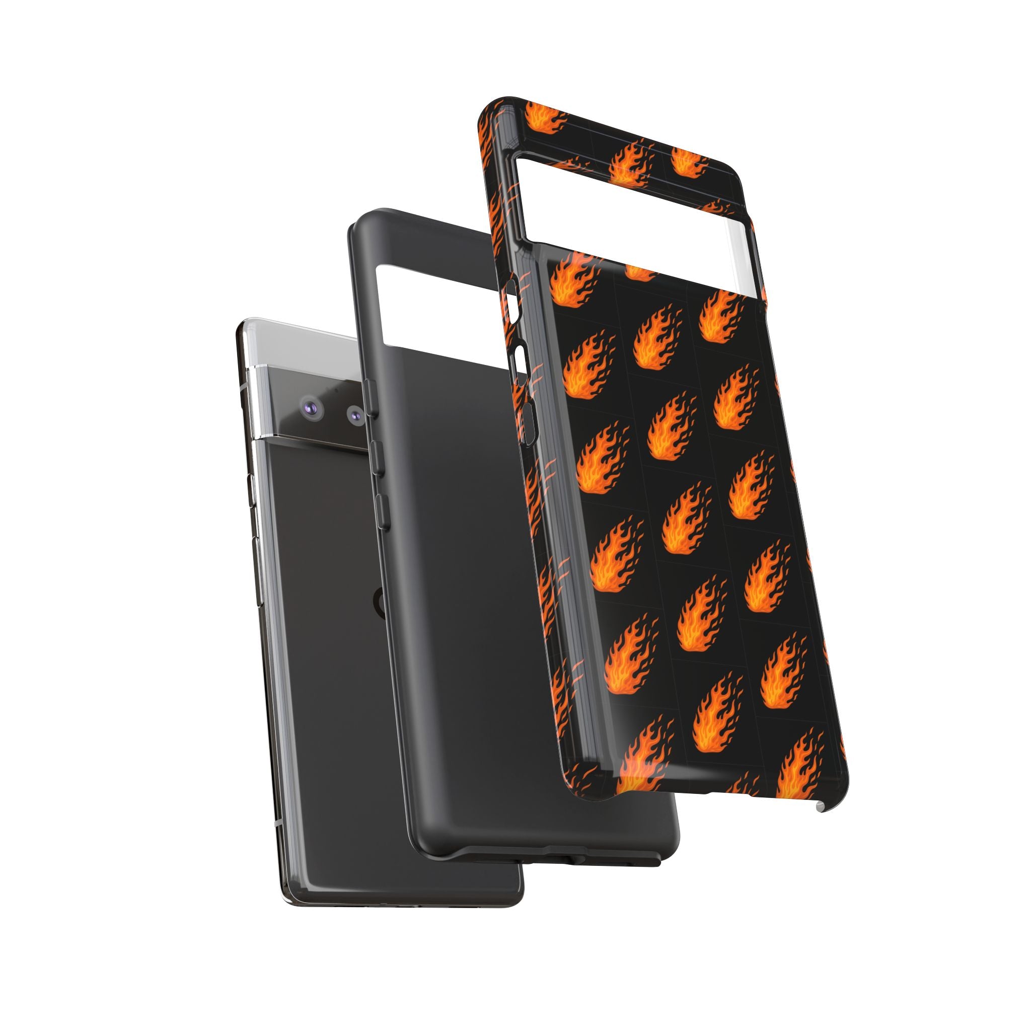 Flame Pattern Phone Case | Tough Cases for Adventurers, Gifts for Fire Lovers, Unique Cellphone Covers, Birthday Accessories, Cool [...]