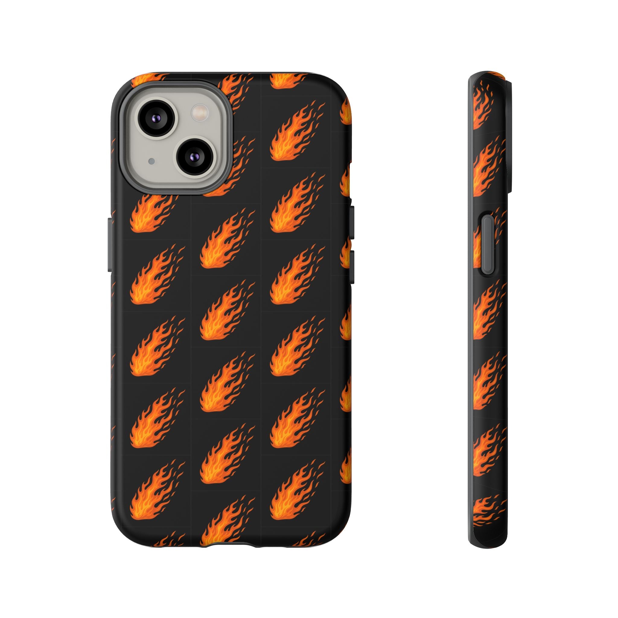 Flame Pattern Phone Case | Tough Cases for Adventurers, Gifts for Fire Lovers, Unique Cellphone Covers, Birthday Accessories, Cool [...]