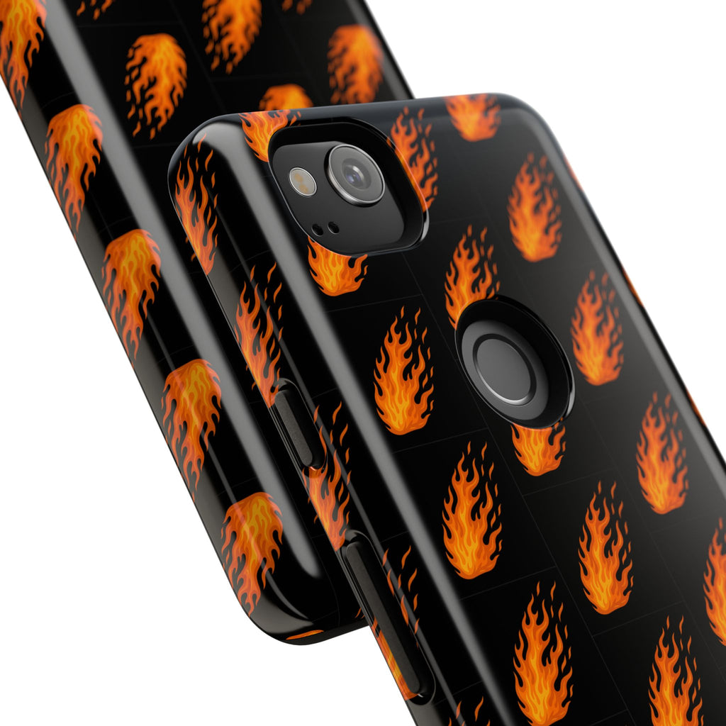 Flame Pattern Phone Case | Tough Cases for Adventurers, Gifts for Fire Lovers, Unique Cellphone Covers, Birthday Accessories, Cool [...]