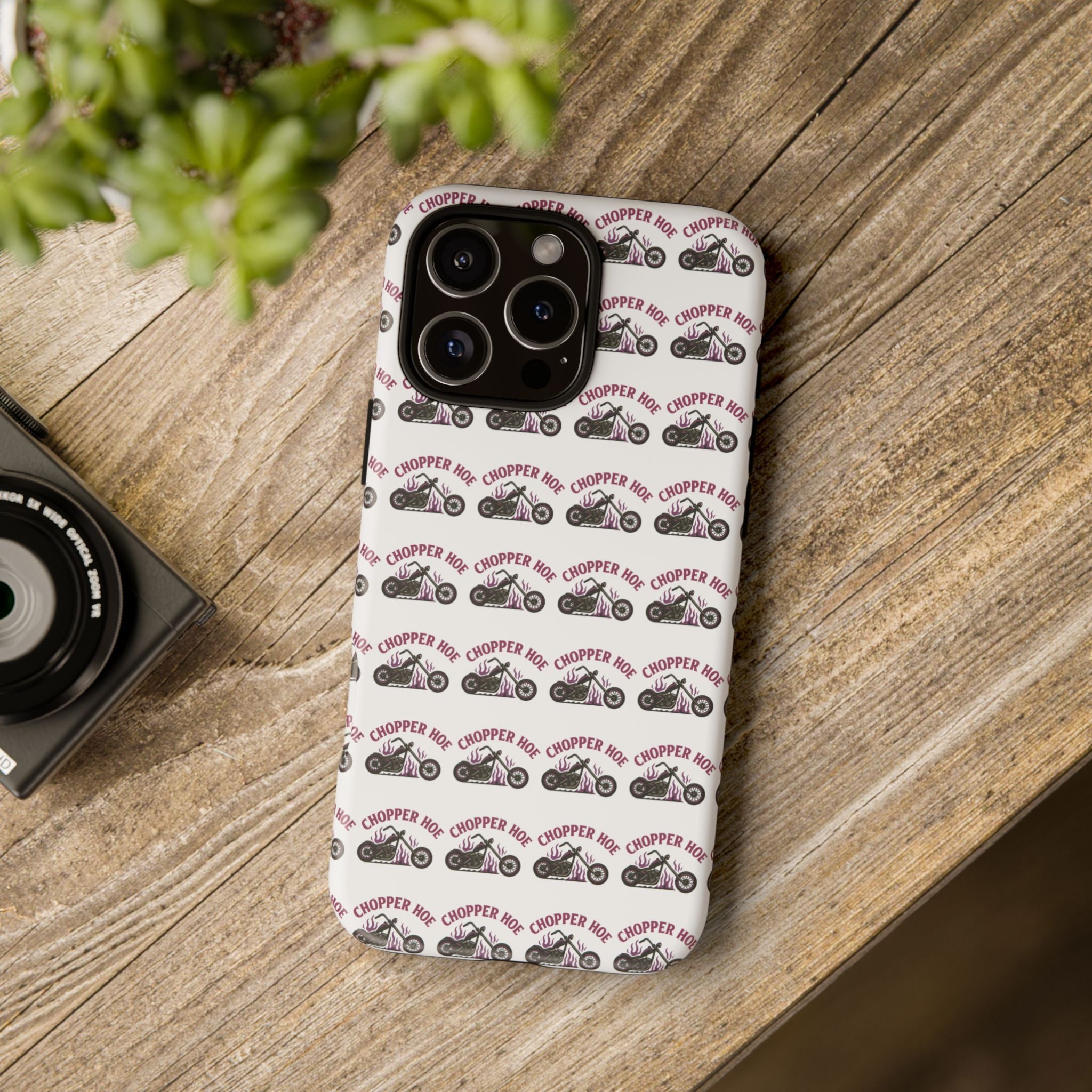 Chopper Hoe Phone Case, Tough Cases for Motorcycle Lovers, Biker Gifts, Custom Phone Cover, Cool Accessory for Him/Her