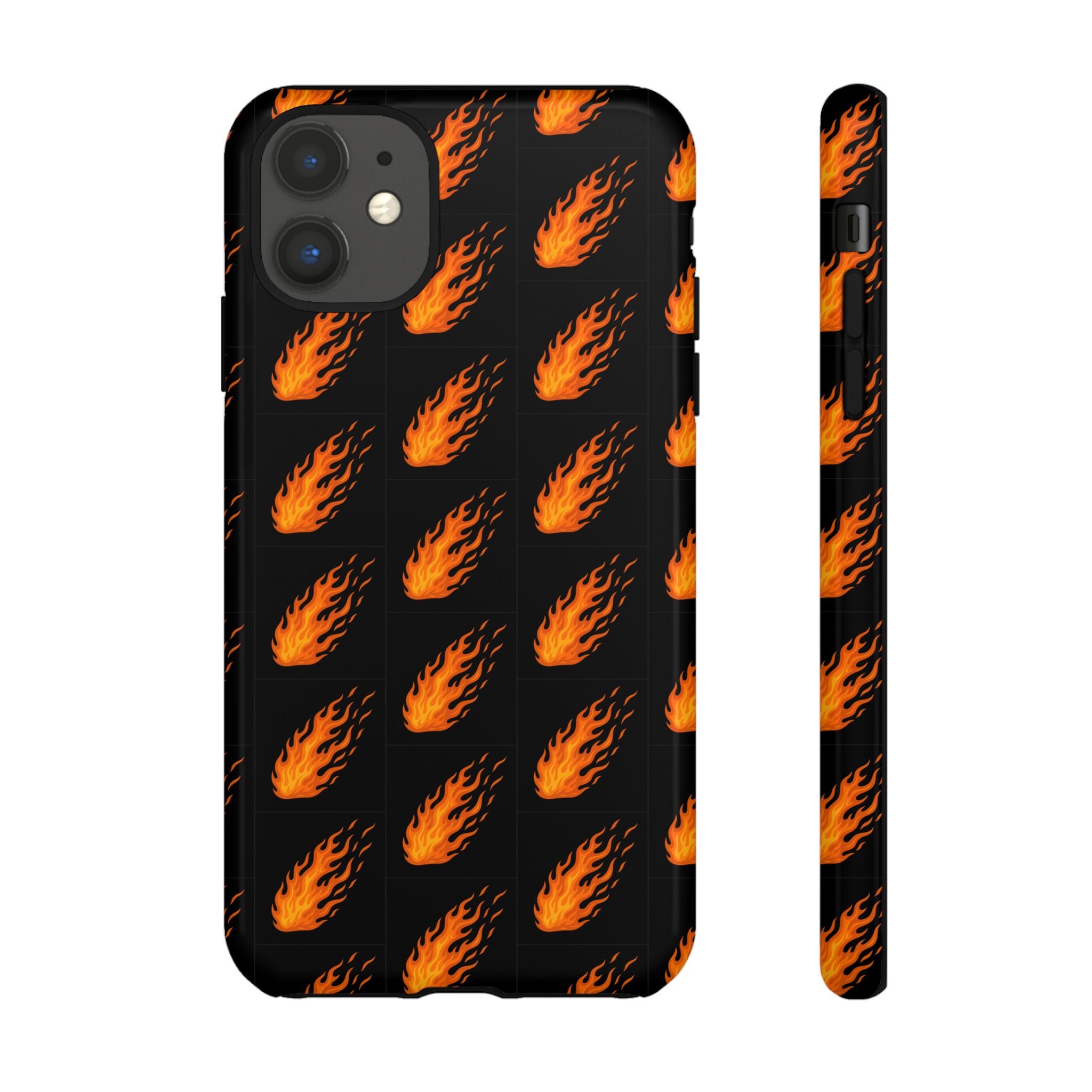 Flame Pattern Phone Case | Tough Cases for Adventurers, Gifts for Fire Lovers, Unique Cellphone Covers, Birthday Accessories, Cool [...]