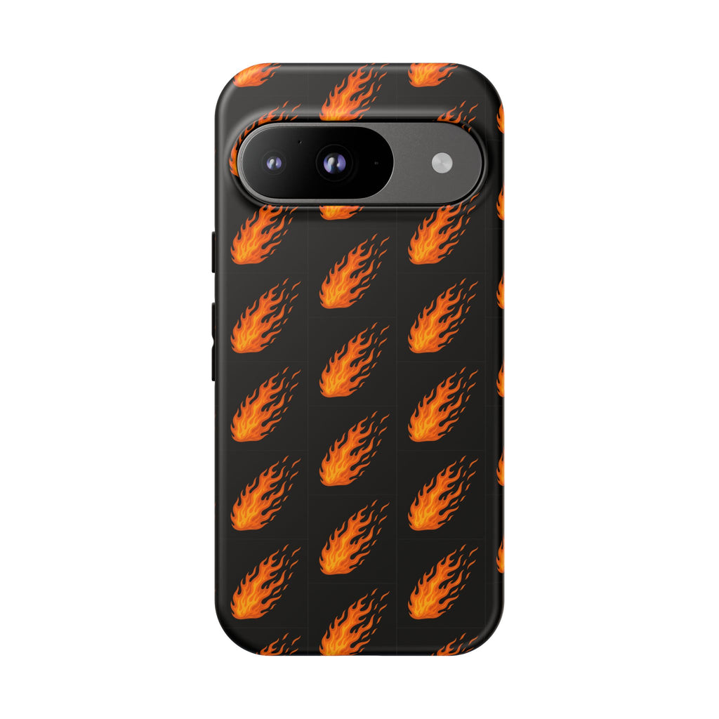 Flame Pattern Phone Case | Tough Cases for Adventurers, Gifts for Fire Lovers, Unique Cellphone Covers, Birthday Accessories, Cool [...]