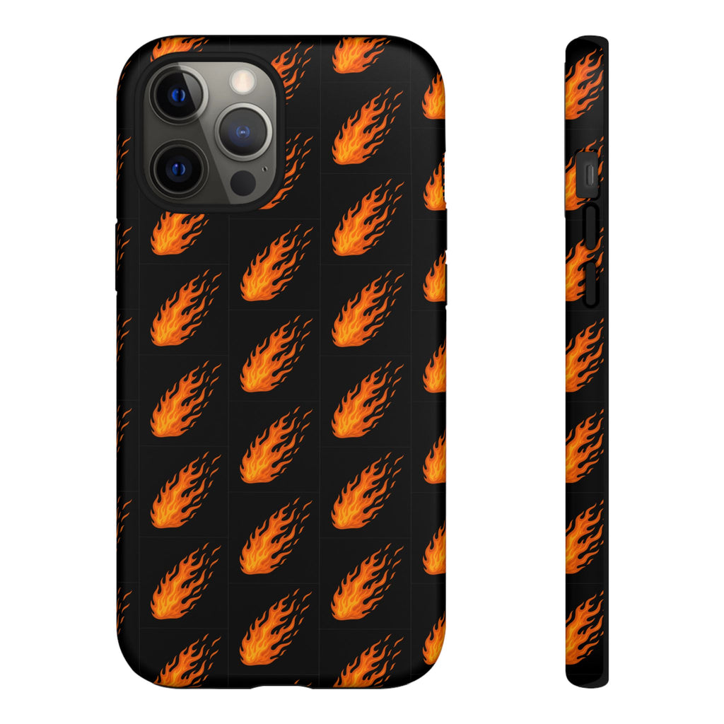 Flame Pattern Phone Case | Tough Cases for Adventurers, Gifts for Fire Lovers, Unique Cellphone Covers, Birthday Accessories, Cool [...]