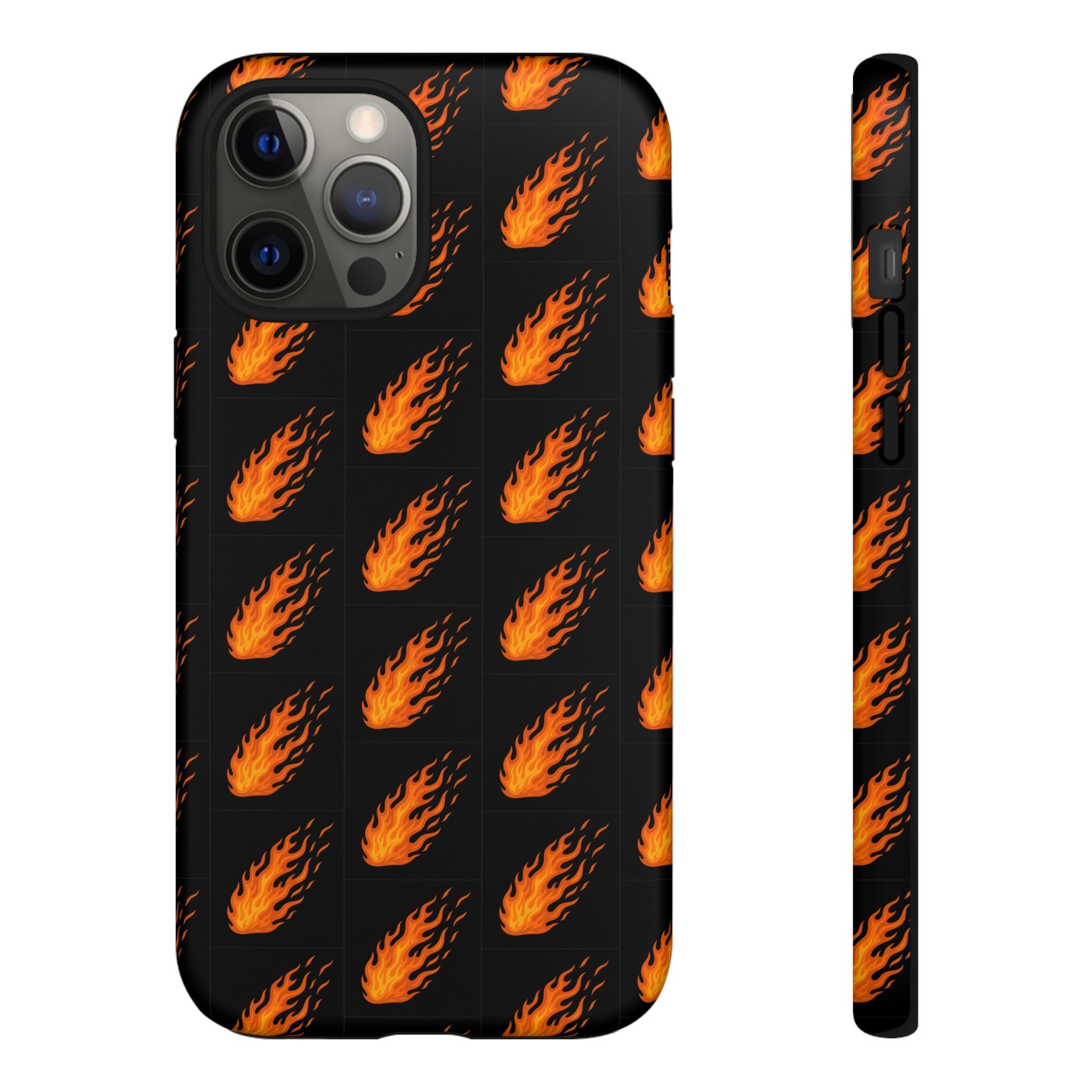 Flame Pattern Phone Case | Tough Cases for Adventurers, Gifts for Fire Lovers, Unique Cellphone Covers, Birthday Accessories, Cool [...]