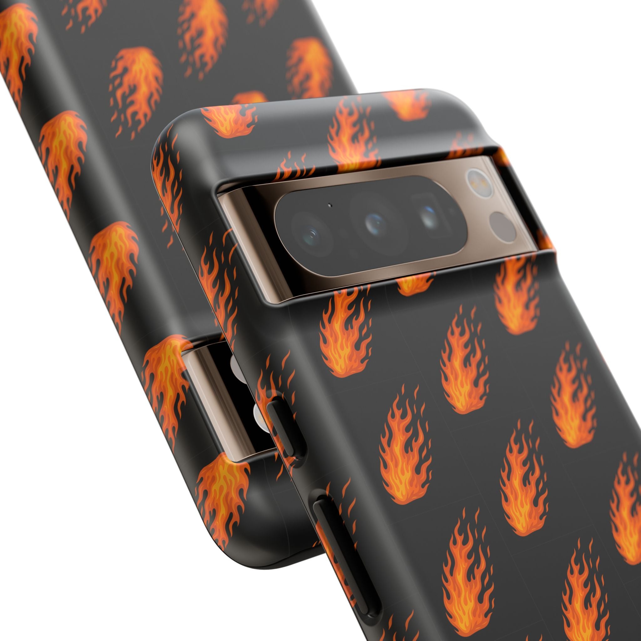 Flame Pattern Phone Case | Tough Cases for Adventurers, Gifts for Fire Lovers, Unique Cellphone Covers, Birthday Accessories, Cool [...]