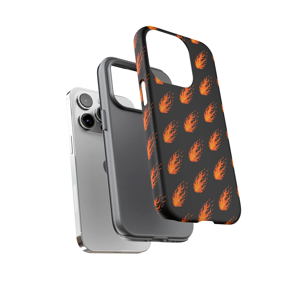 Flame Pattern Phone Case | Tough Cases for Adventurers, Gifts for Fire Lovers, Unique Cellphone Covers, Birthday Accessories, Cool [...]