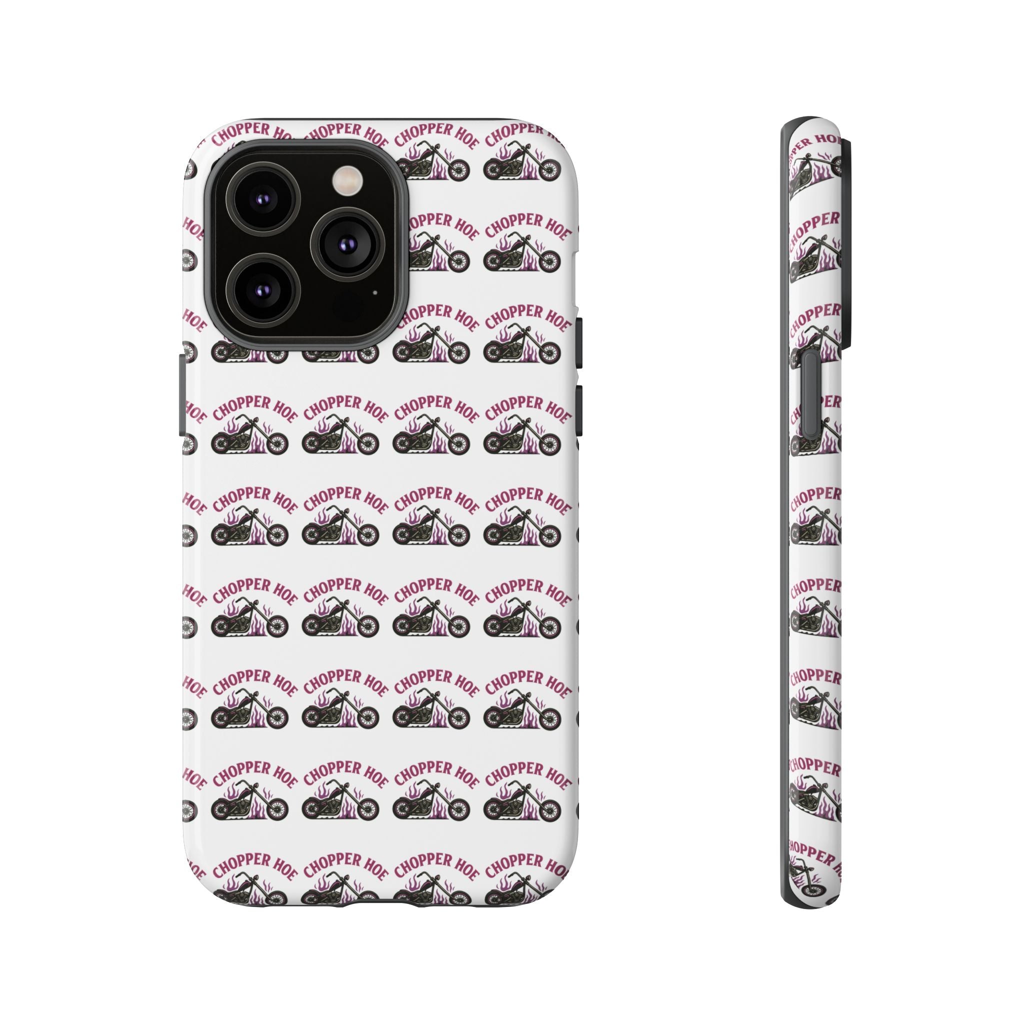 Chopper Hoe Phone Case, Tough Cases for Motorcycle Lovers, Biker Gifts, Custom Phone Cover, Cool Accessory for Him/Her