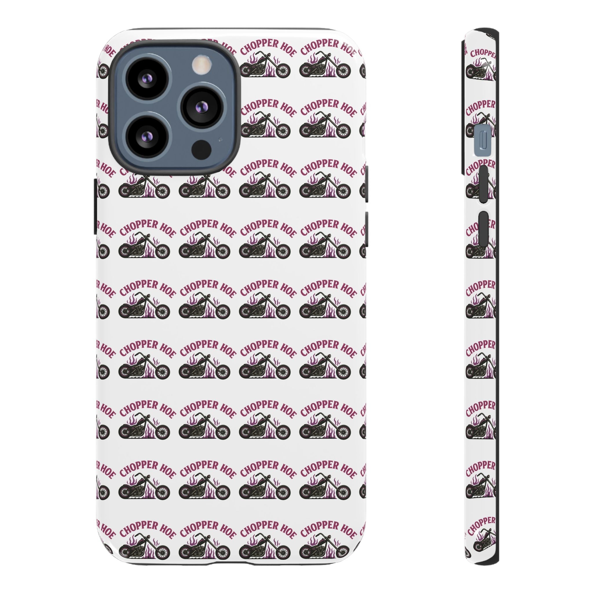Chopper Hoe Phone Case, Tough Cases for Motorcycle Lovers, Biker Gifts, Custom Phone Cover, Cool Accessory for Him/Her