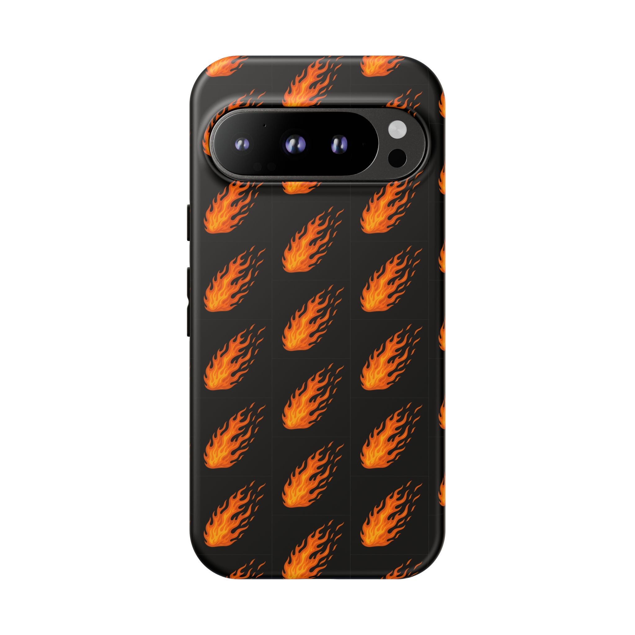 Flame Pattern Phone Case | Tough Cases for Adventurers, Gifts for Fire Lovers, Unique Cellphone Covers, Birthday Accessories, Cool [...]