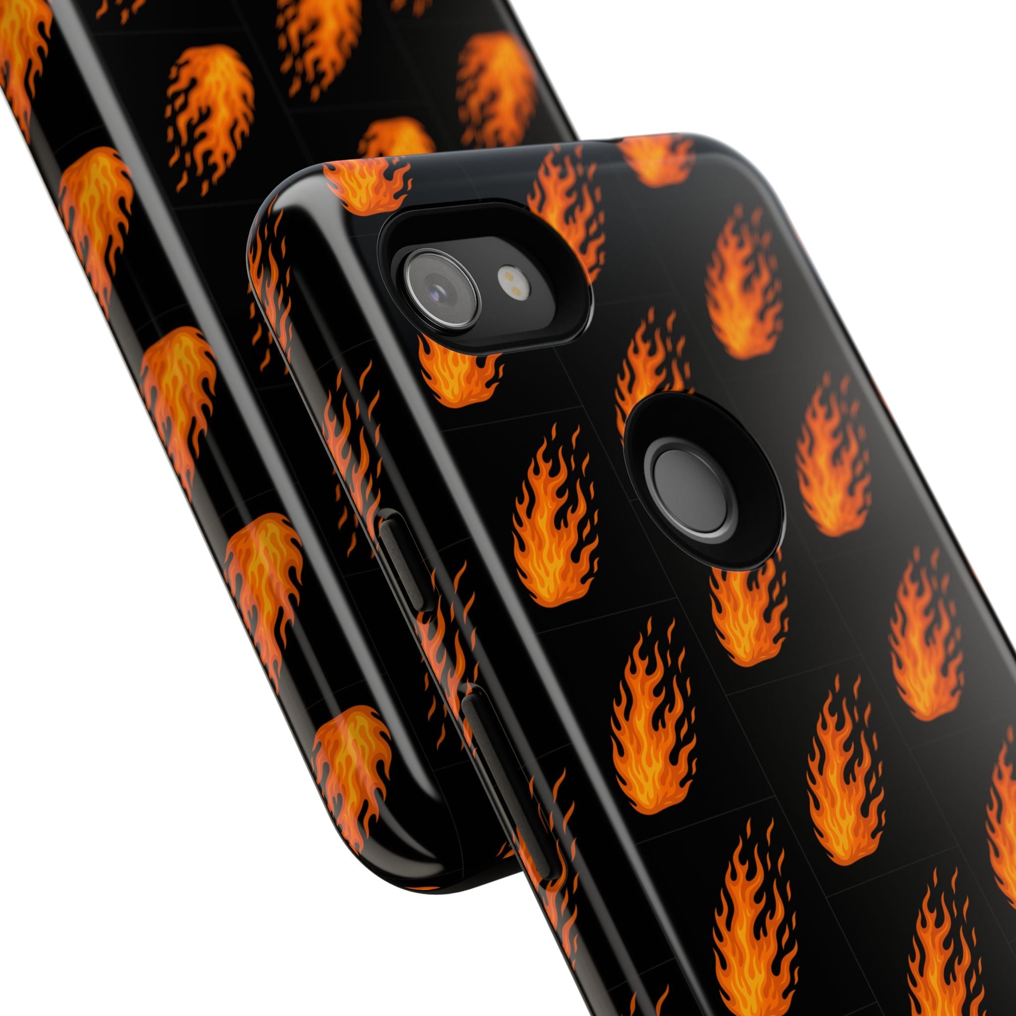 Flame Pattern Phone Case | Tough Cases for Adventurers, Gifts for Fire Lovers, Unique Cellphone Covers, Birthday Accessories, Cool [...]