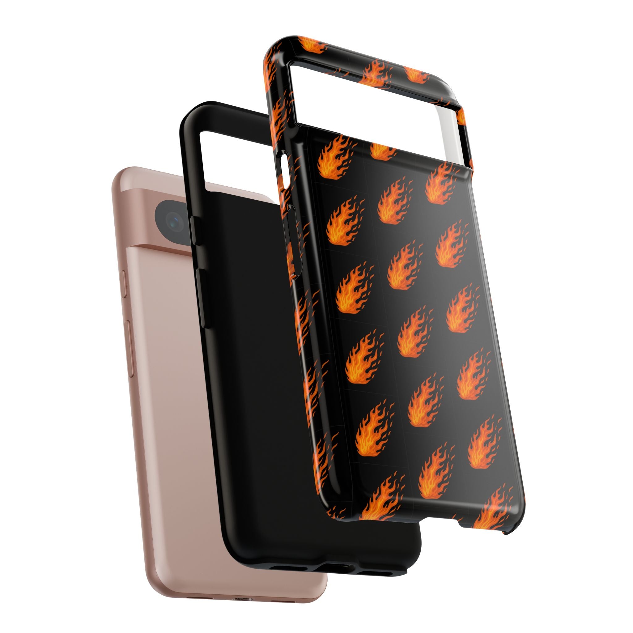 Flame Pattern Phone Case | Tough Cases for Adventurers, Gifts for Fire Lovers, Unique Cellphone Covers, Birthday Accessories, Cool [...]