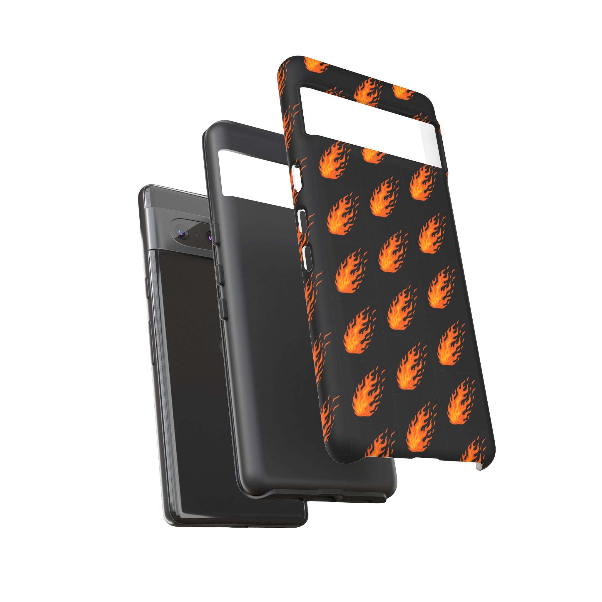 Flame Pattern Phone Case | Tough Cases for Adventurers, Gifts for Fire Lovers, Unique Cellphone Covers, Birthday Accessories, Cool [...]